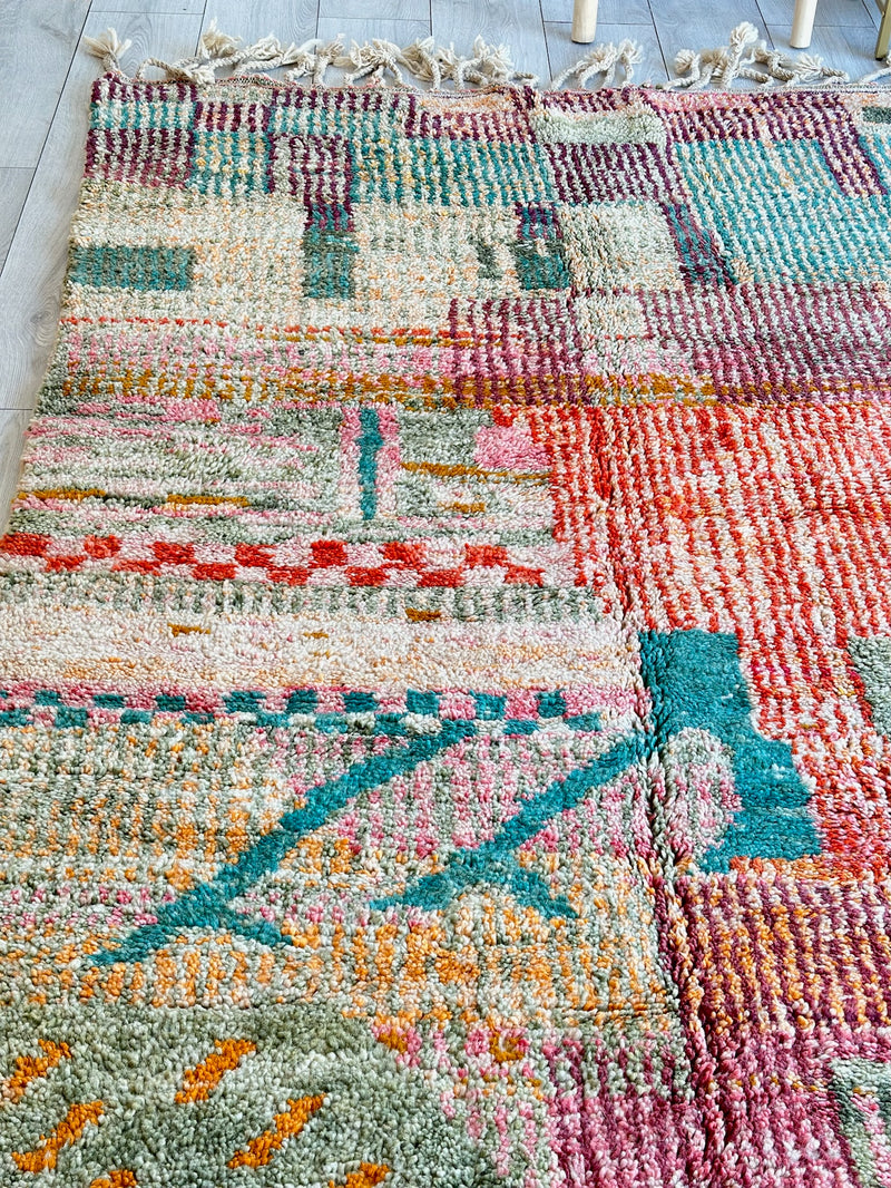 [Sur-mesure] Réalisation d'un tapis Beni Ouarain coloré - n°400