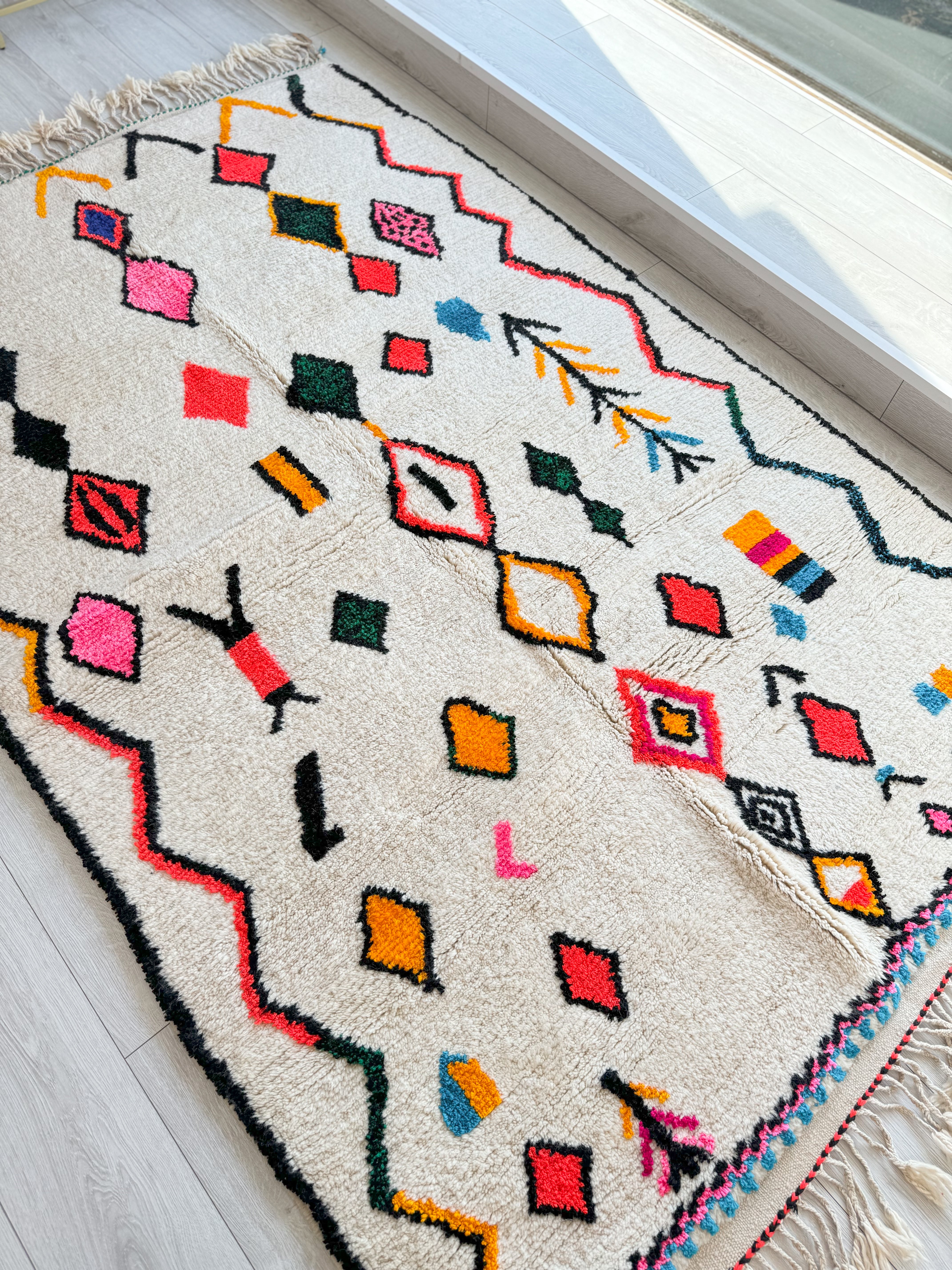 Colorful Berber Rug 164 x 278 cm / 5.4 x 9.1 ft - n°1496