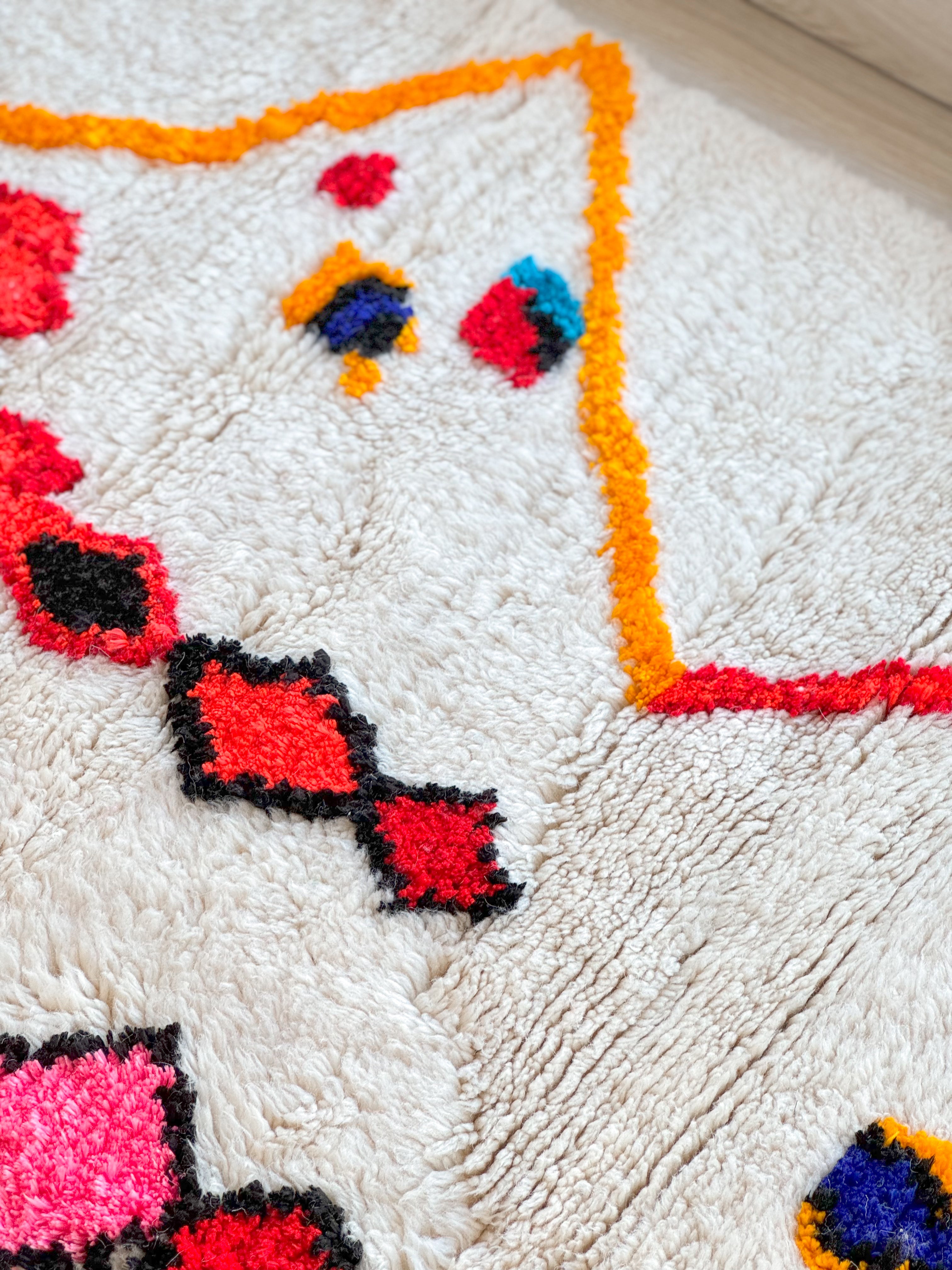 Colorful Berber rug 160 x 260 cm - n°864