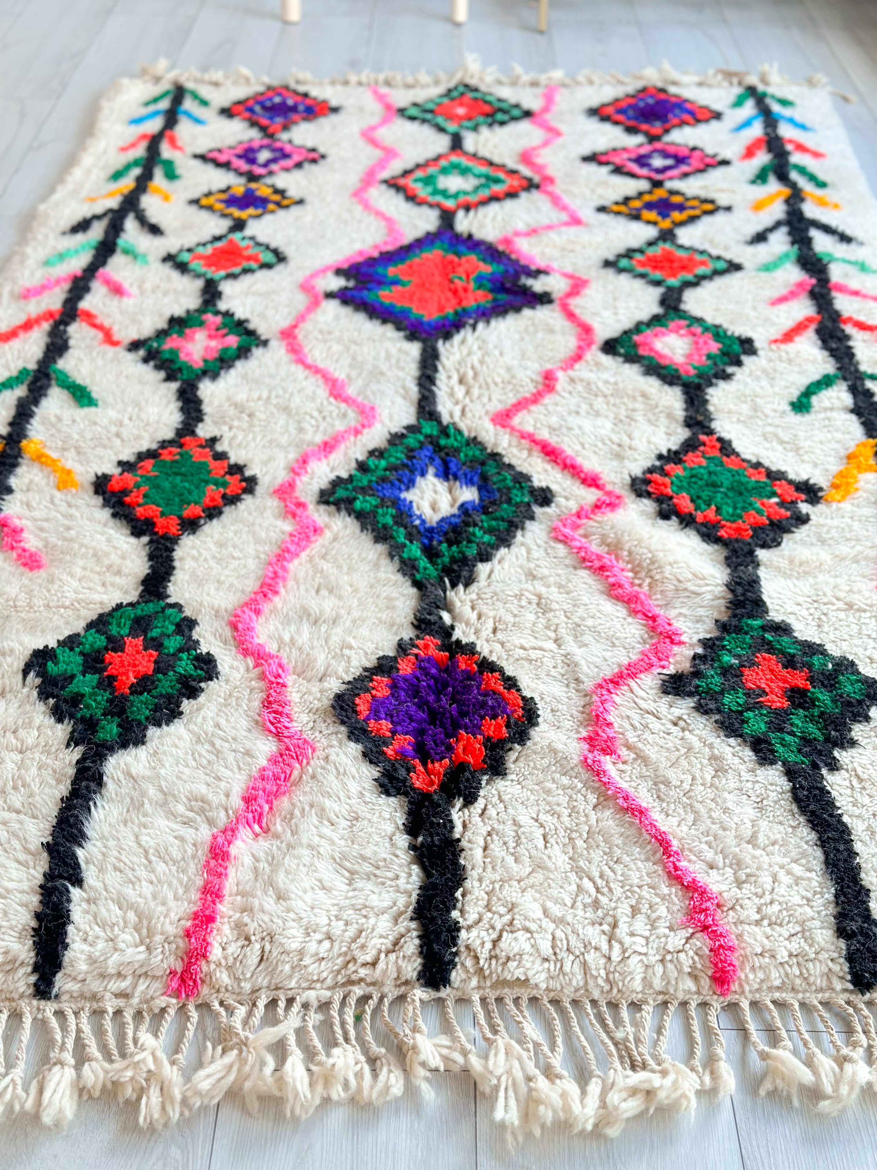 Colorful Berber rug 150 x 270 cm - n°731