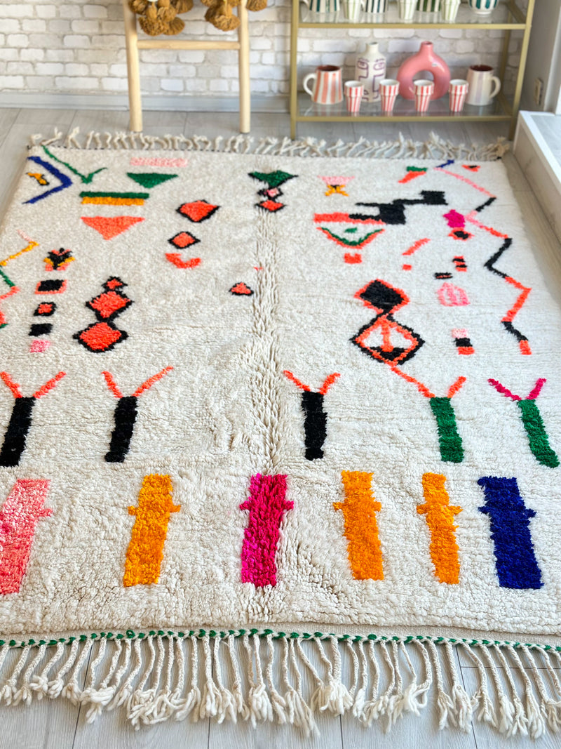 Colorful Berber rug 155 x 255 cm - n°771