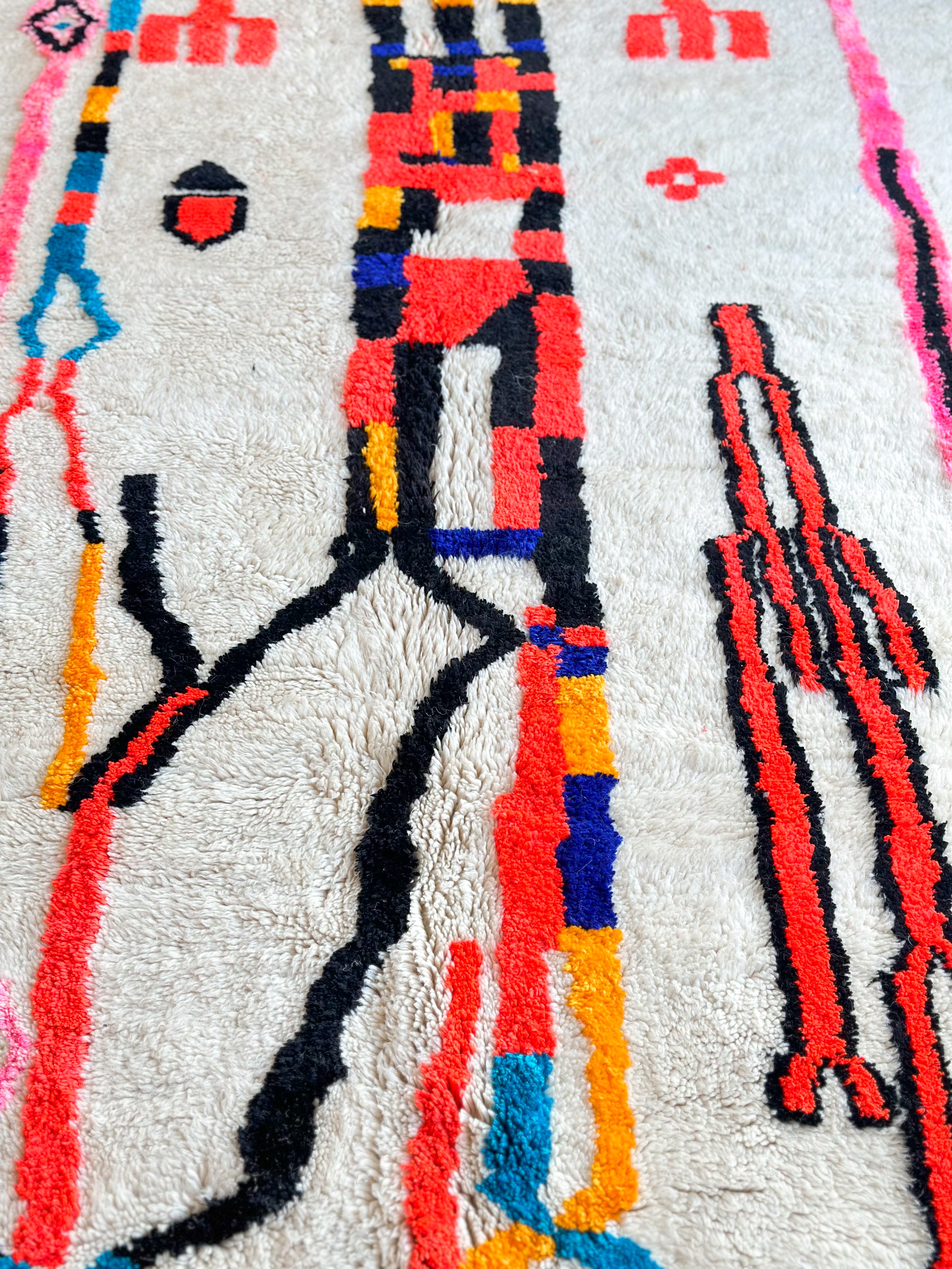 Colorful Berber rug 145 x 260 cm - n°736