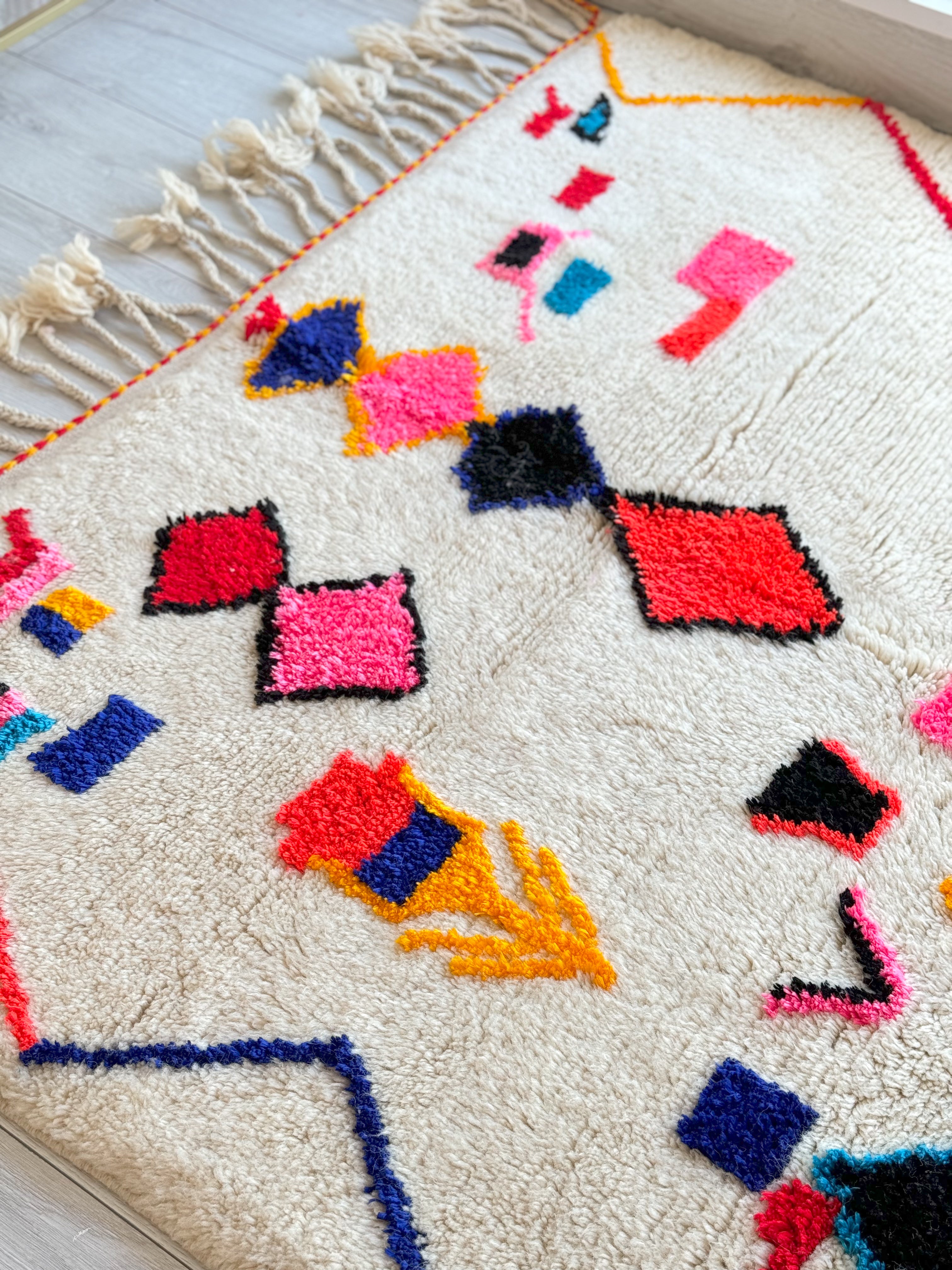 Colorful Berber carpet - n°1461