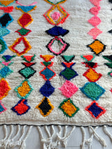 Colorful Berber rug 142 x 260 cm - n°598