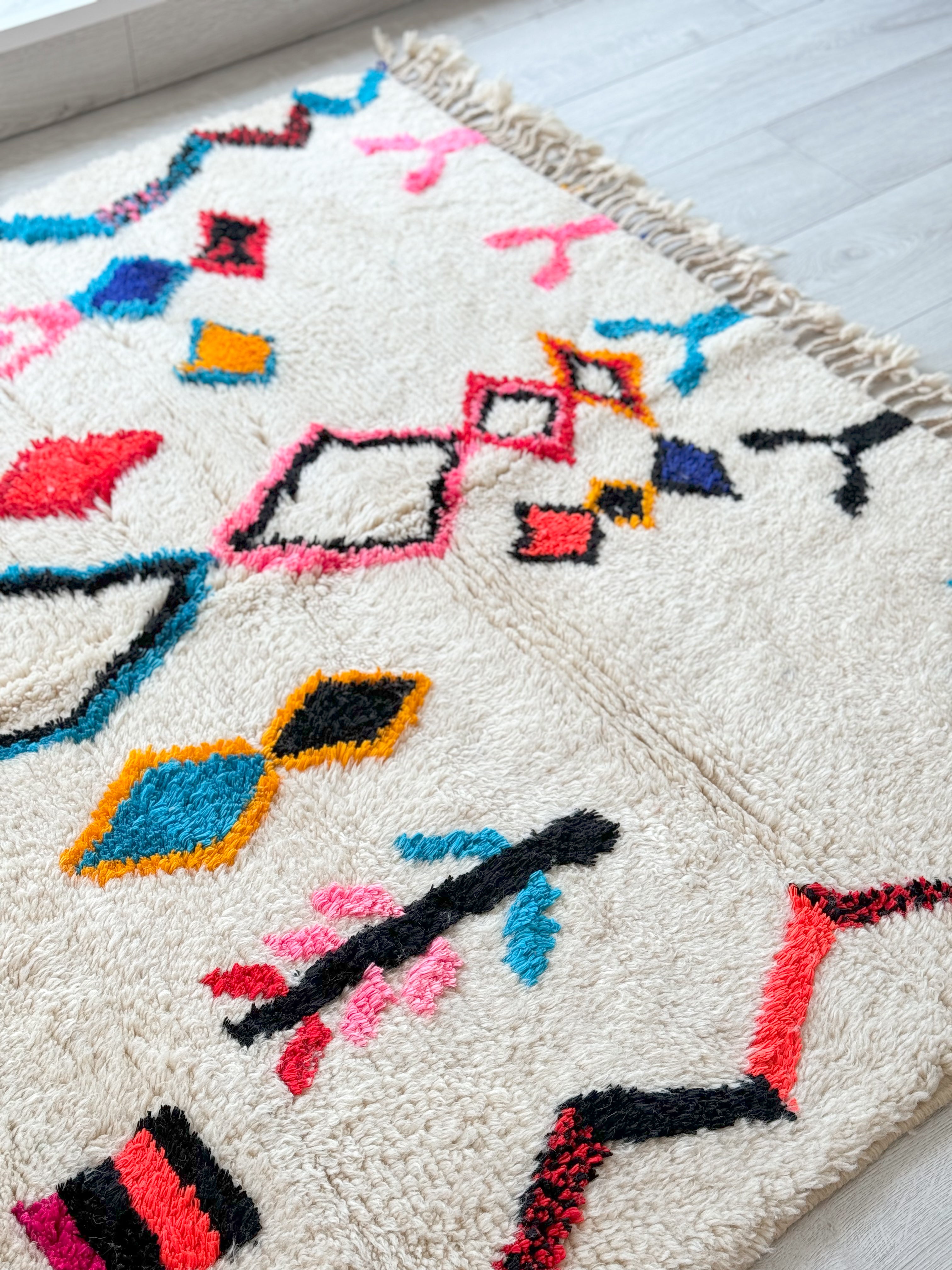 Colorful Berber rug 158 x 248 cm - n°1184