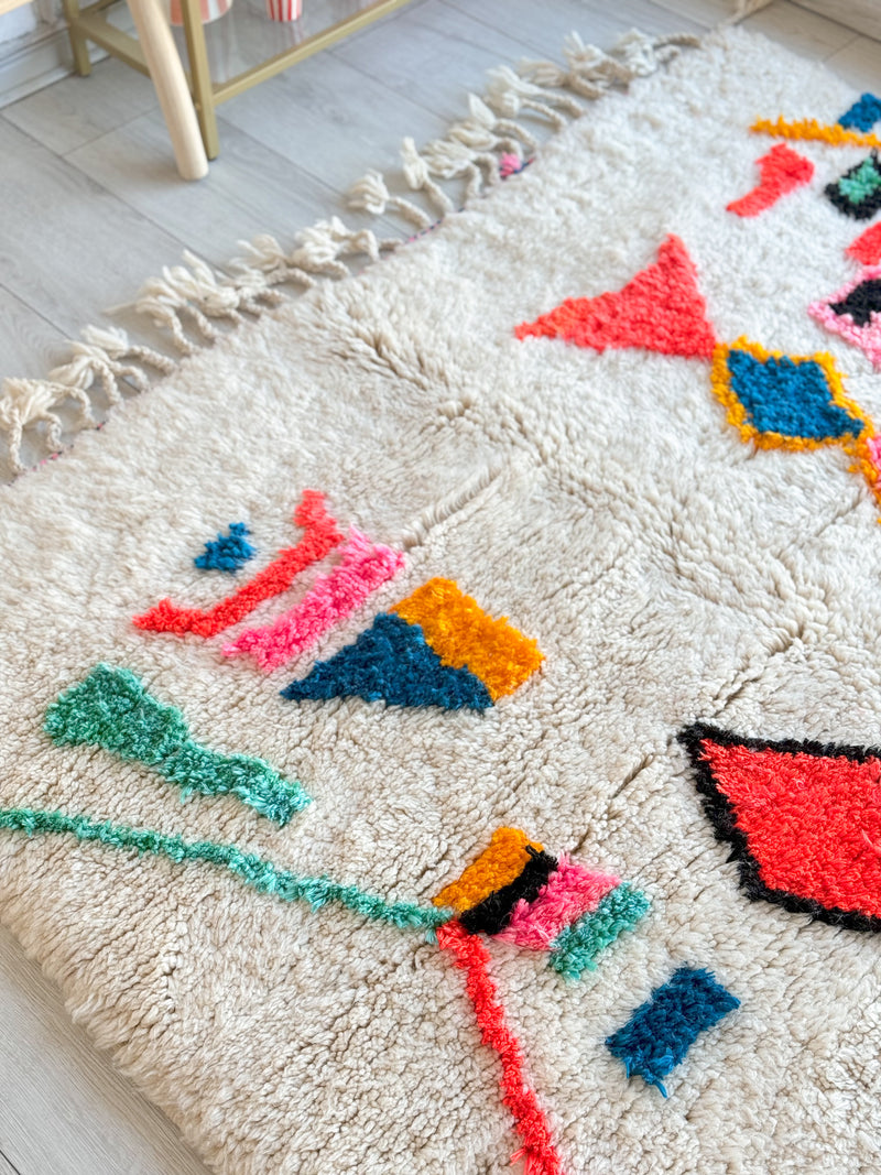 Colorful Berber rug 160 x 285 cm - n°832