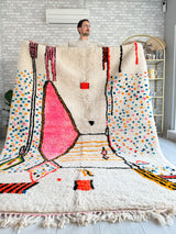 Colorful Berber rug 187 x 274 cm - n°915