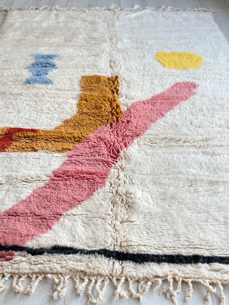 Colorful Berber carpet - n°634