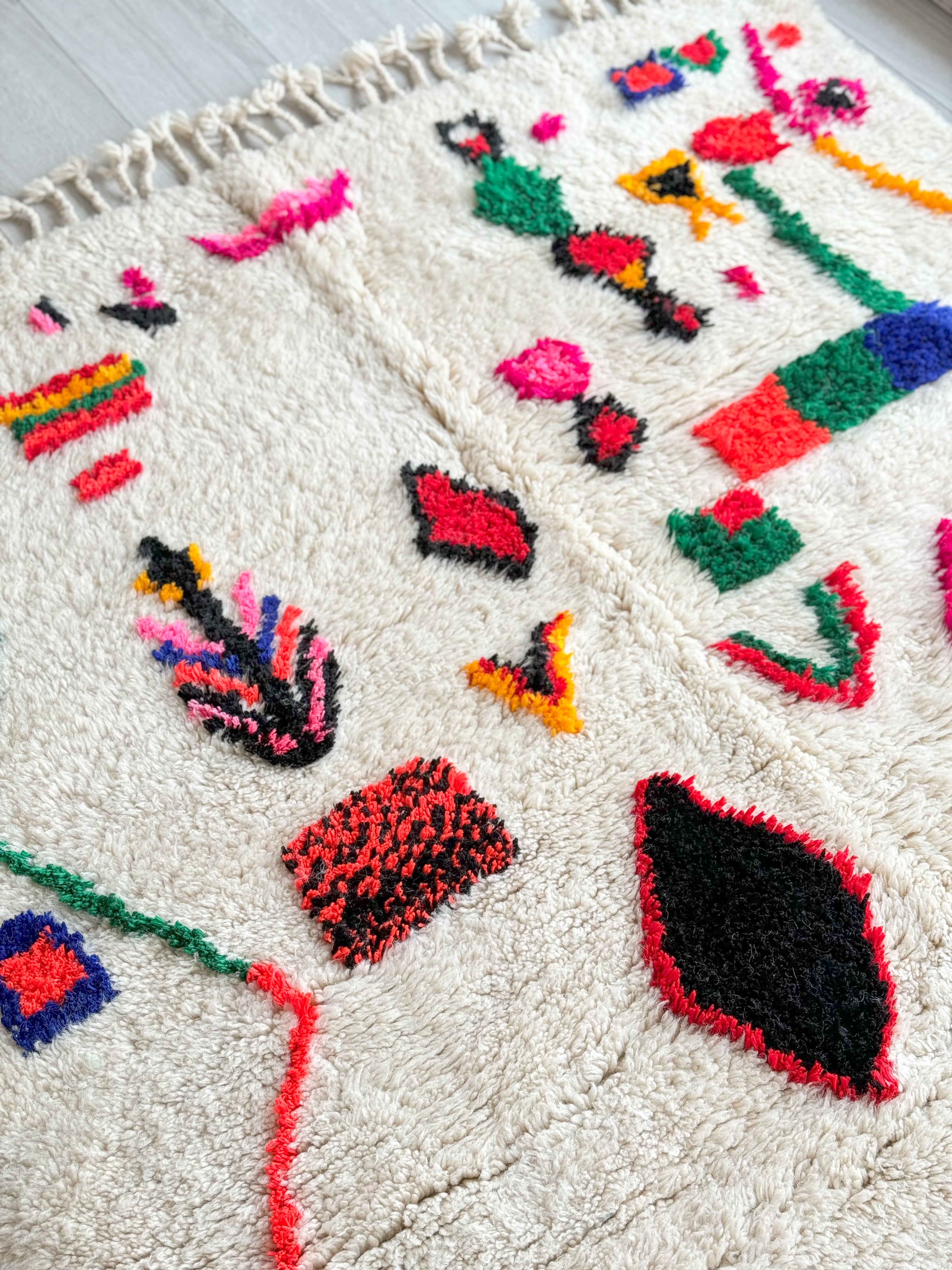 Colorful Berber rug 153 x 260 cm - n°872