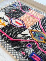 Colorful Berber rug 141 x 270 cm - n°903