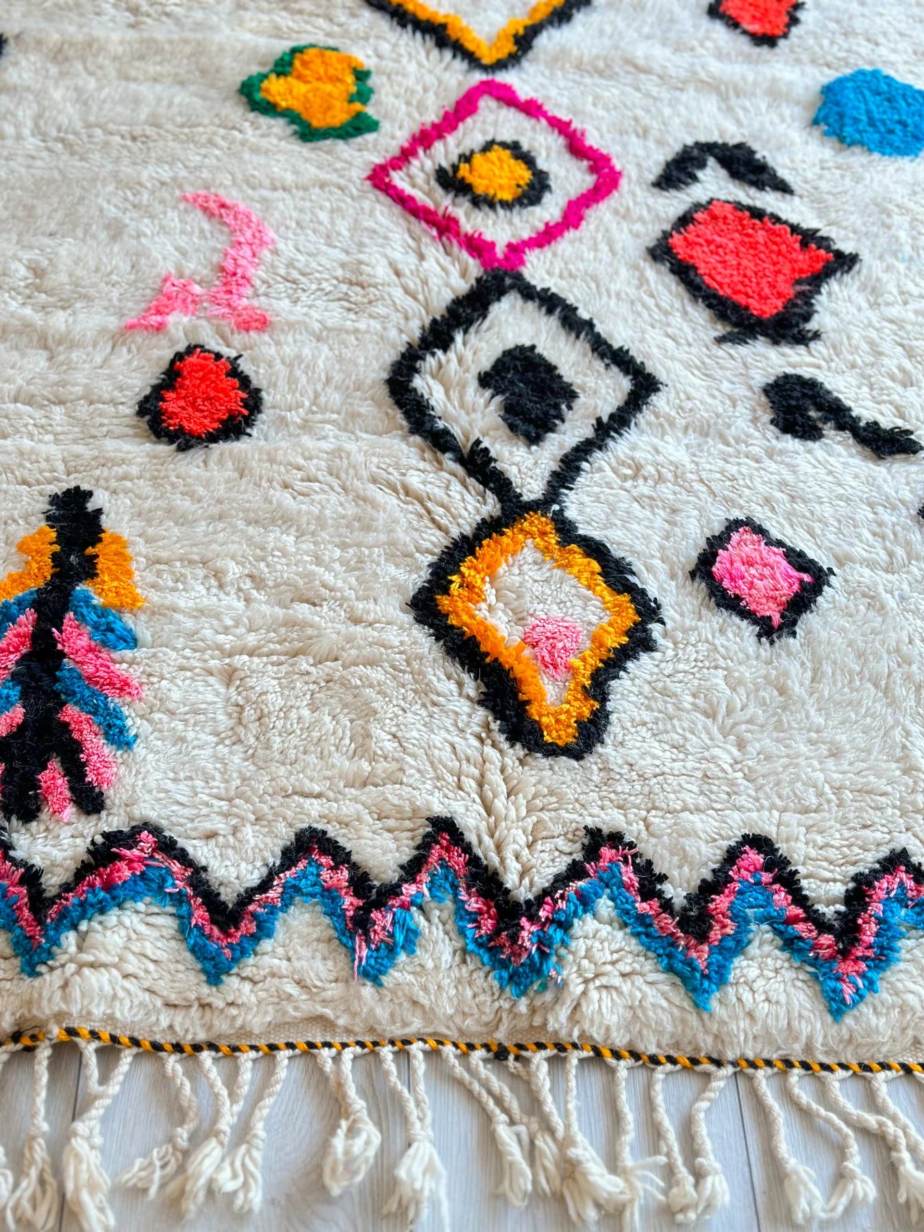 Colorful Berber carpet - n°529