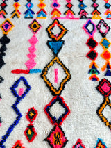 Colorful Berber rug 100 x 155 cm - n°715