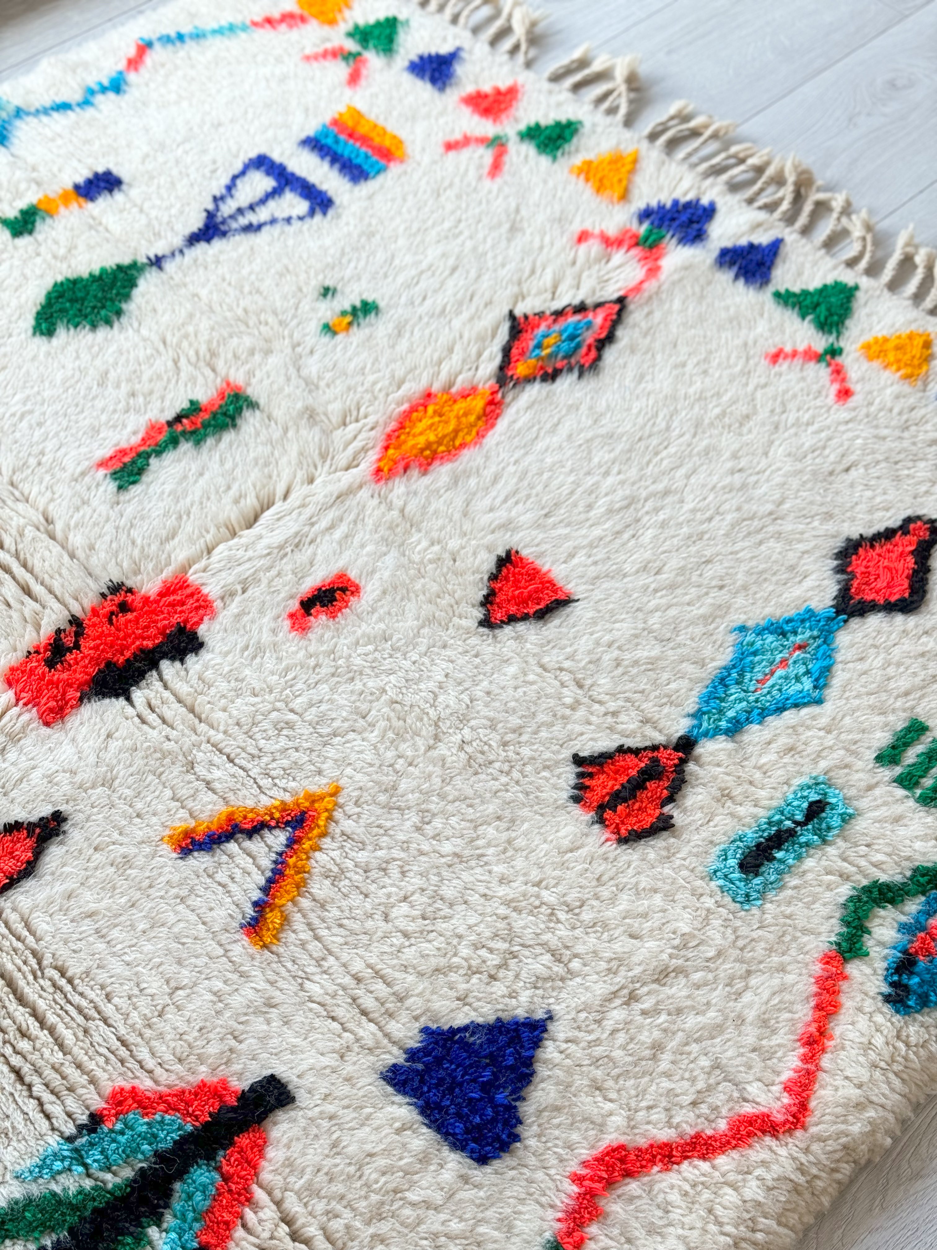 Colorful Berber carpet - n°1506