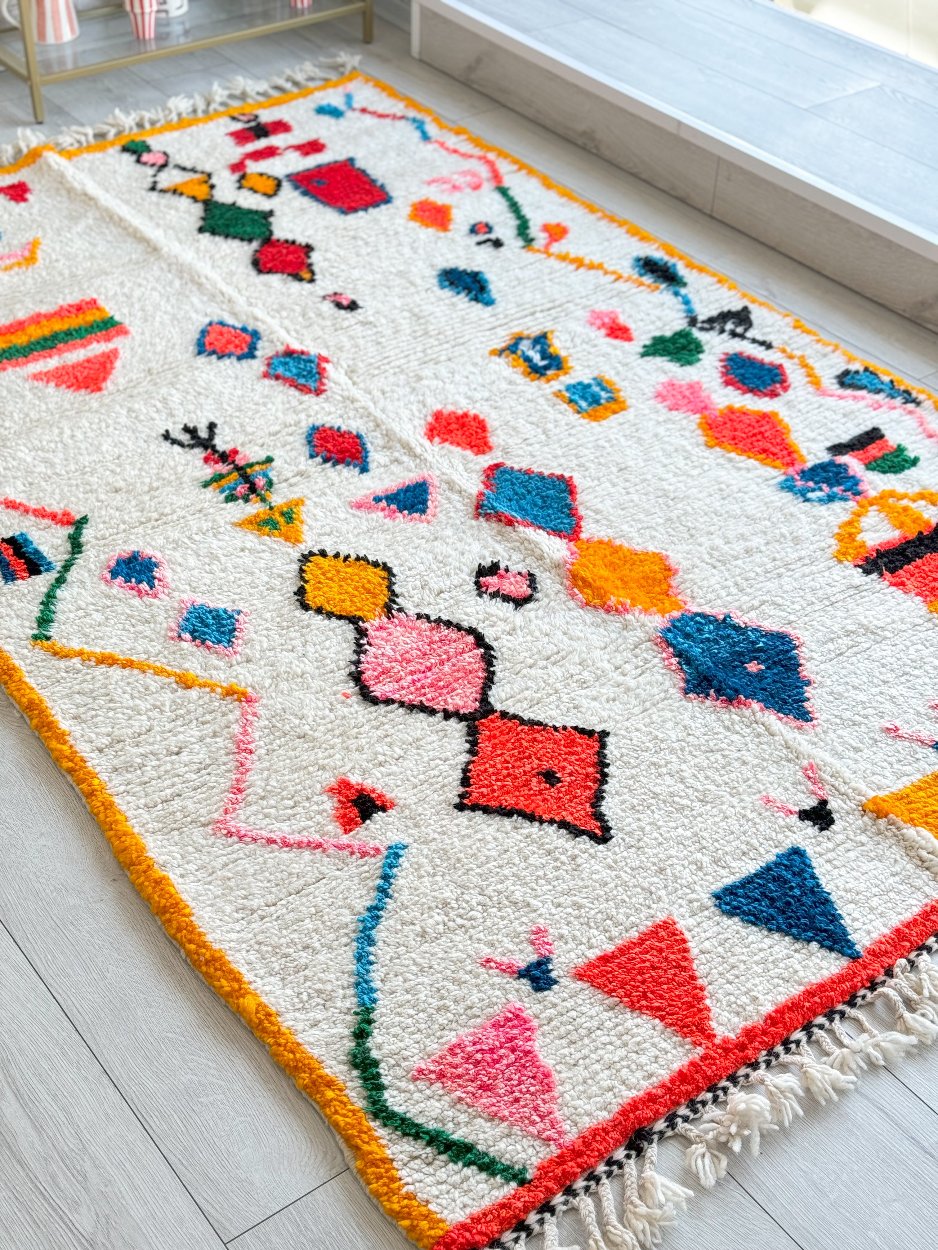 Colorful Berber rug 150 x 247 cm - n°939