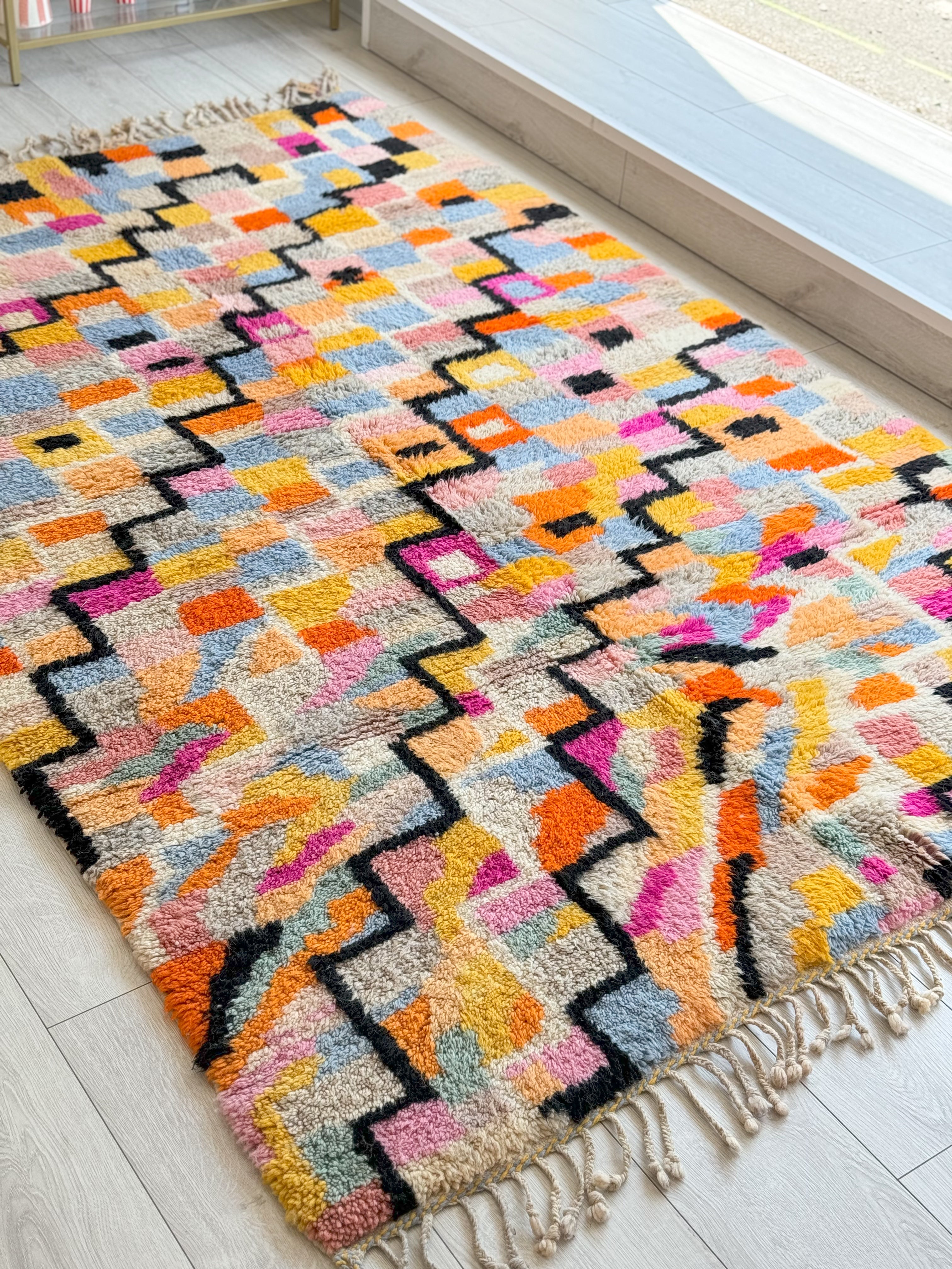 Tapis berbère coloré 160 x 260 cm - n°1347