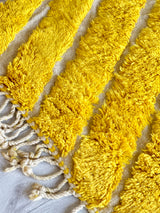 Tapis berbère jaune, Beni Ouarain coloré - n°685