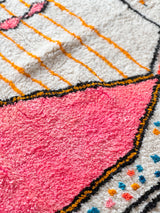 Colorful Berber rug 187 x 274 cm - n°915