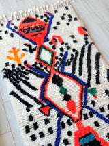 Colorful Berber hallway rug 85 x 235 cm - n°810