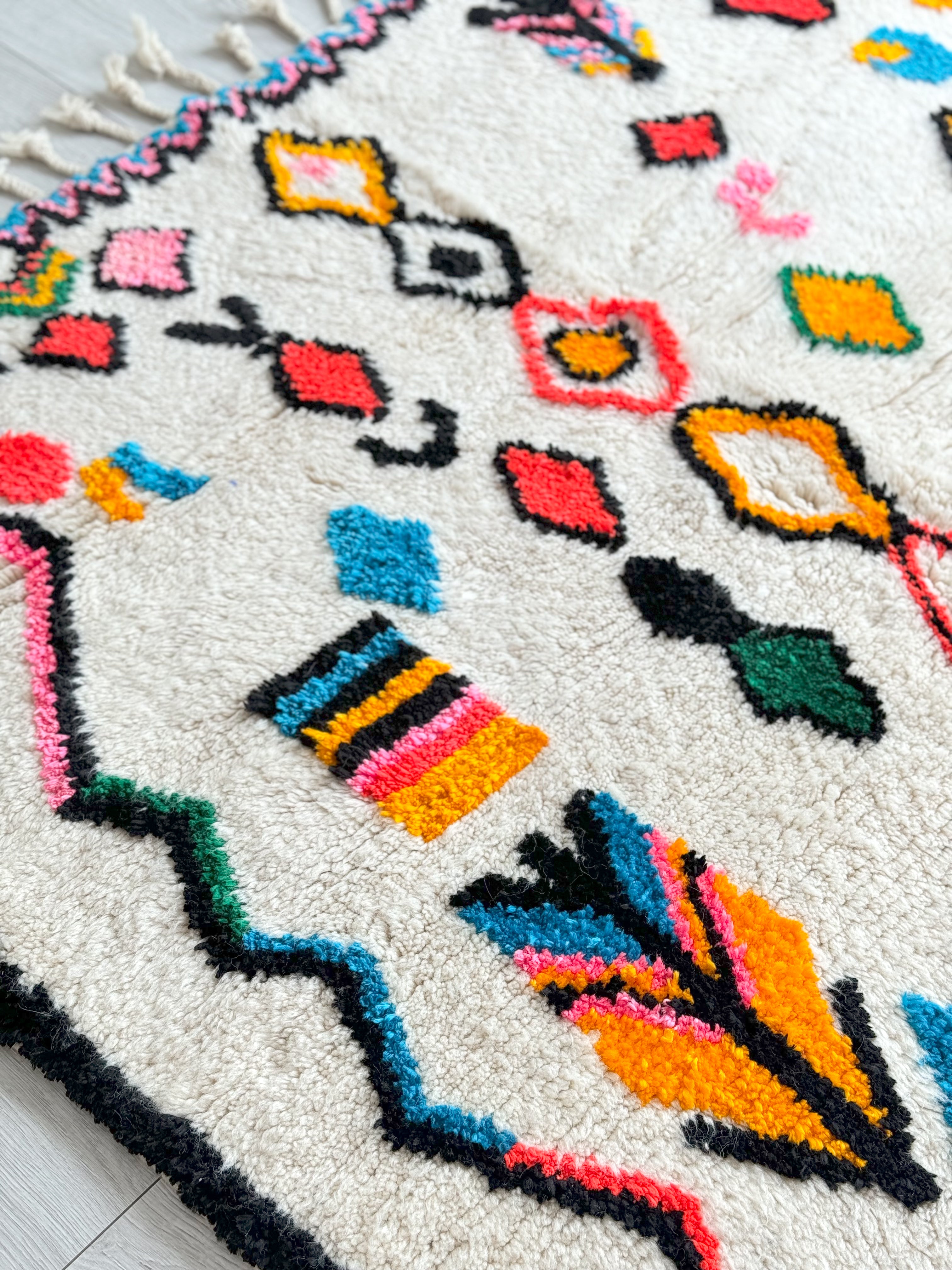 Colorful Berber carpet - n°1293