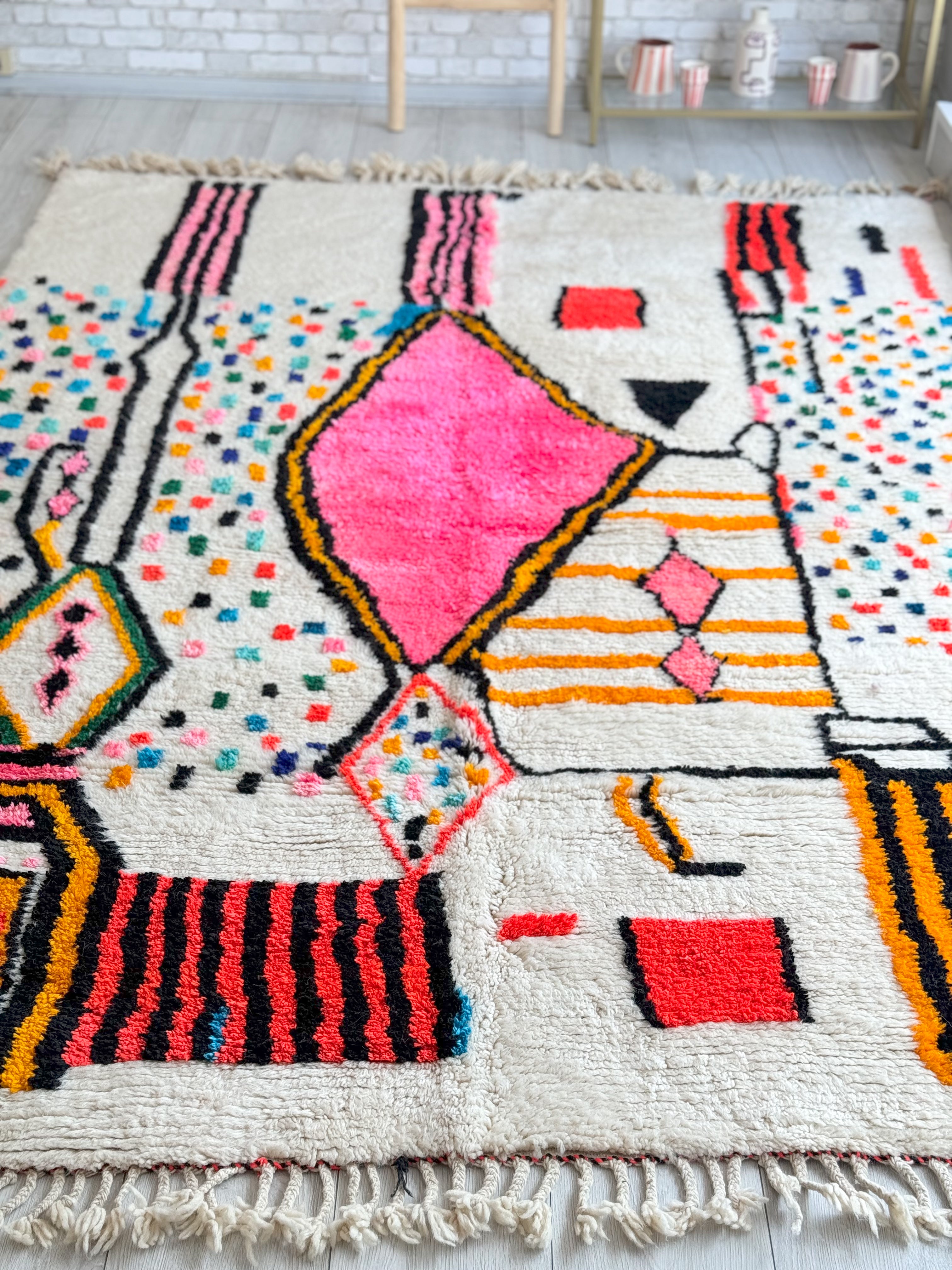 Colorful Berber rug 203 x 300 cm - n°1159