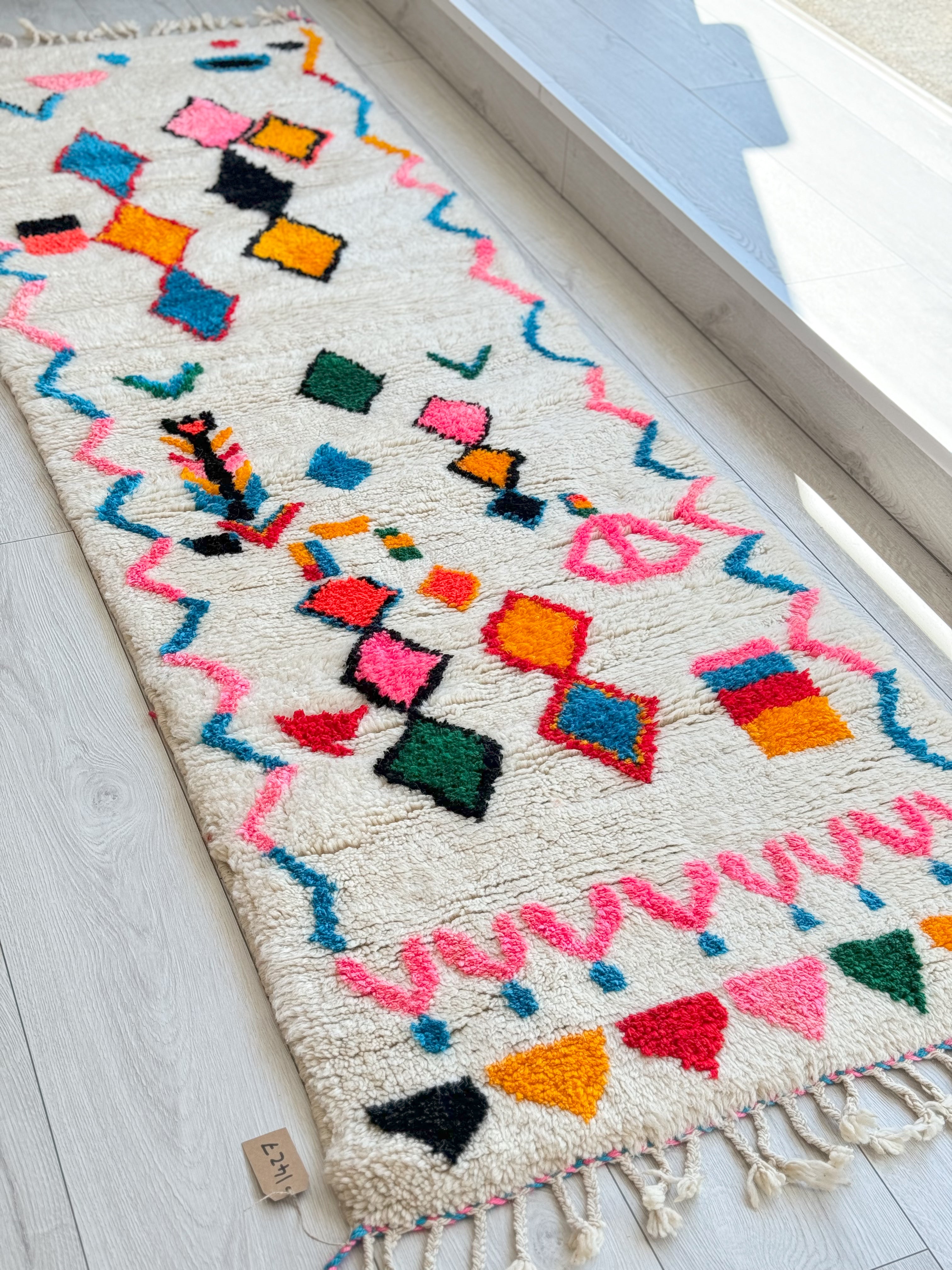 Colorful Moroccan Runner Rug - n°1427