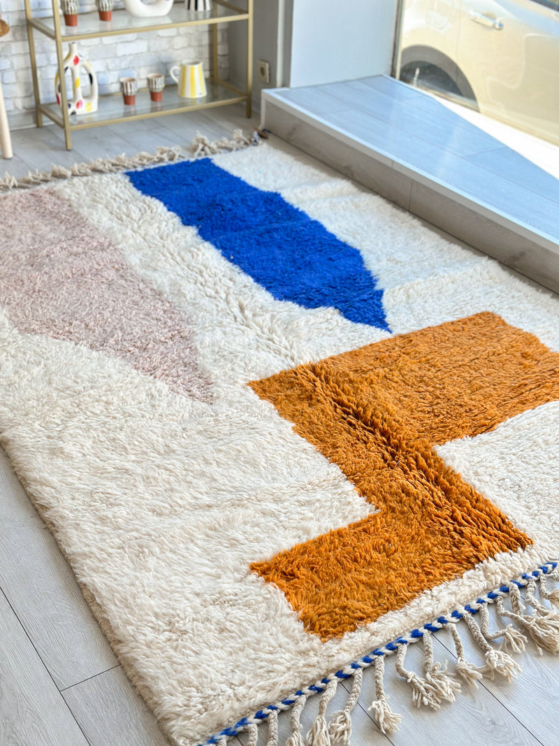 [Custom-made] Colorful Beni Ouarain rug - 160 x 300 cm - n°741