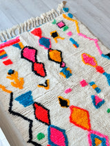 Colorful Berber rug 102 x 160 cm - n°720