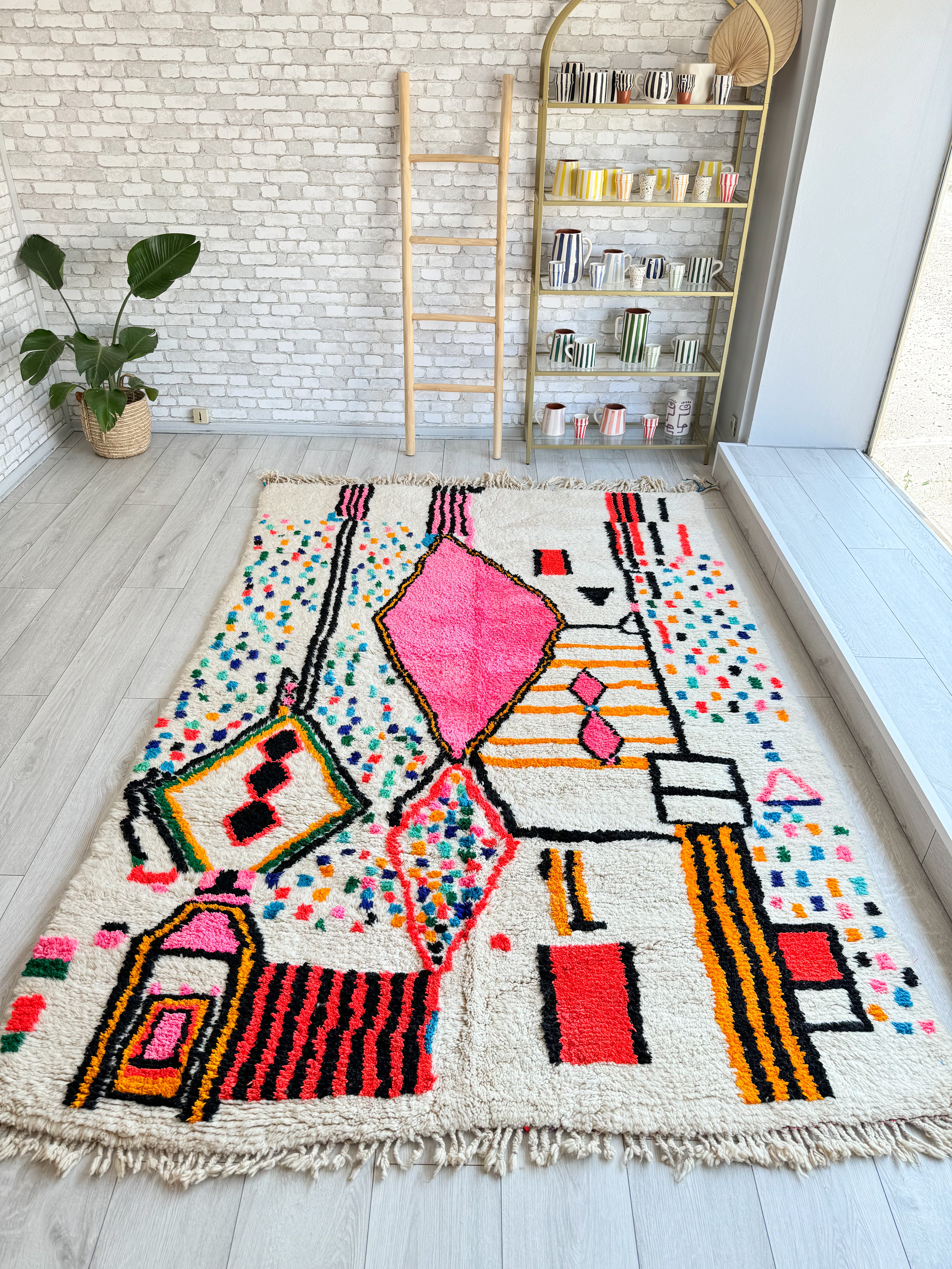 Tapis berbère coloré 179 x 285 cm - n°1331