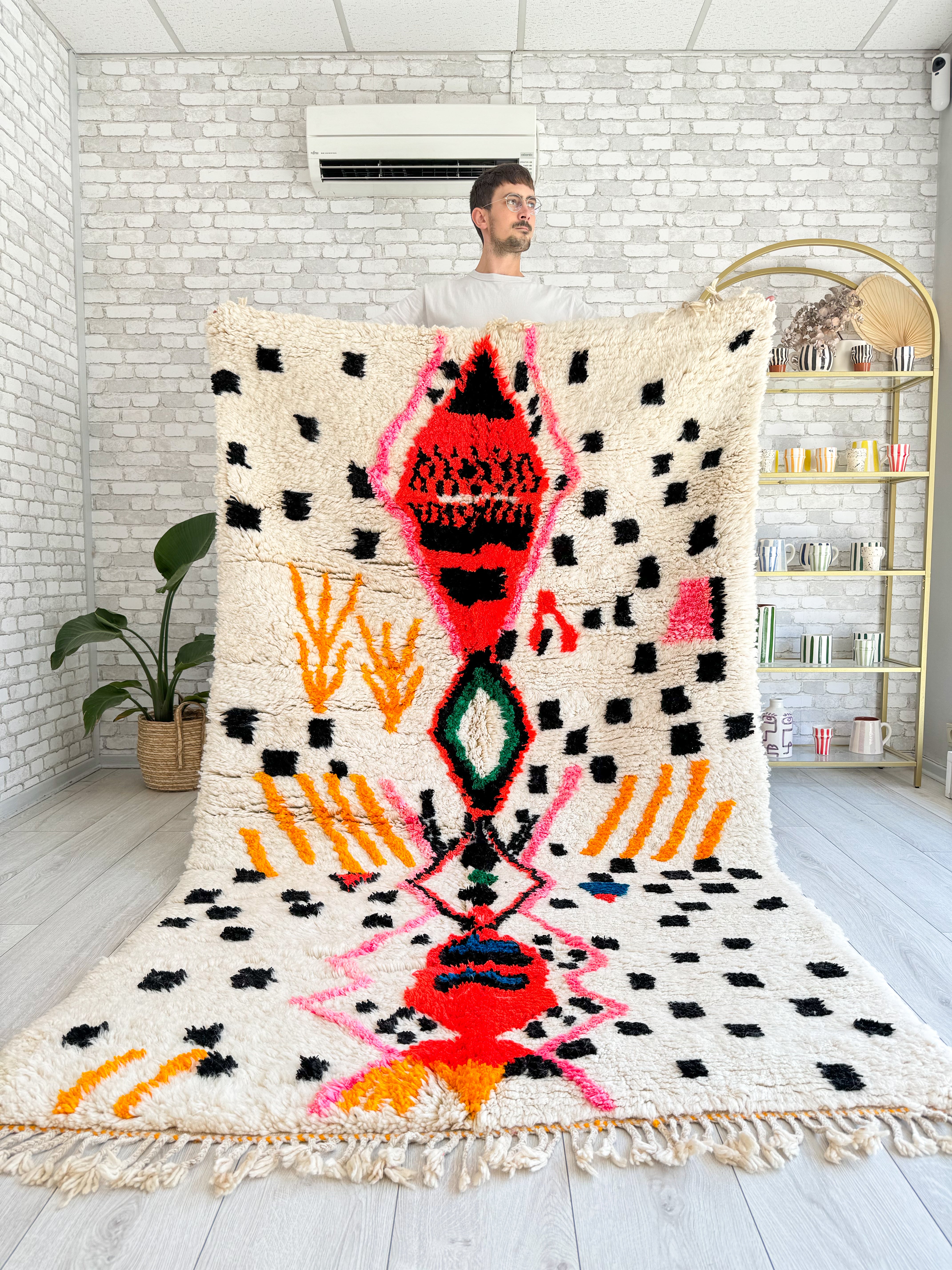 Tapis berbère coloré - n°1081