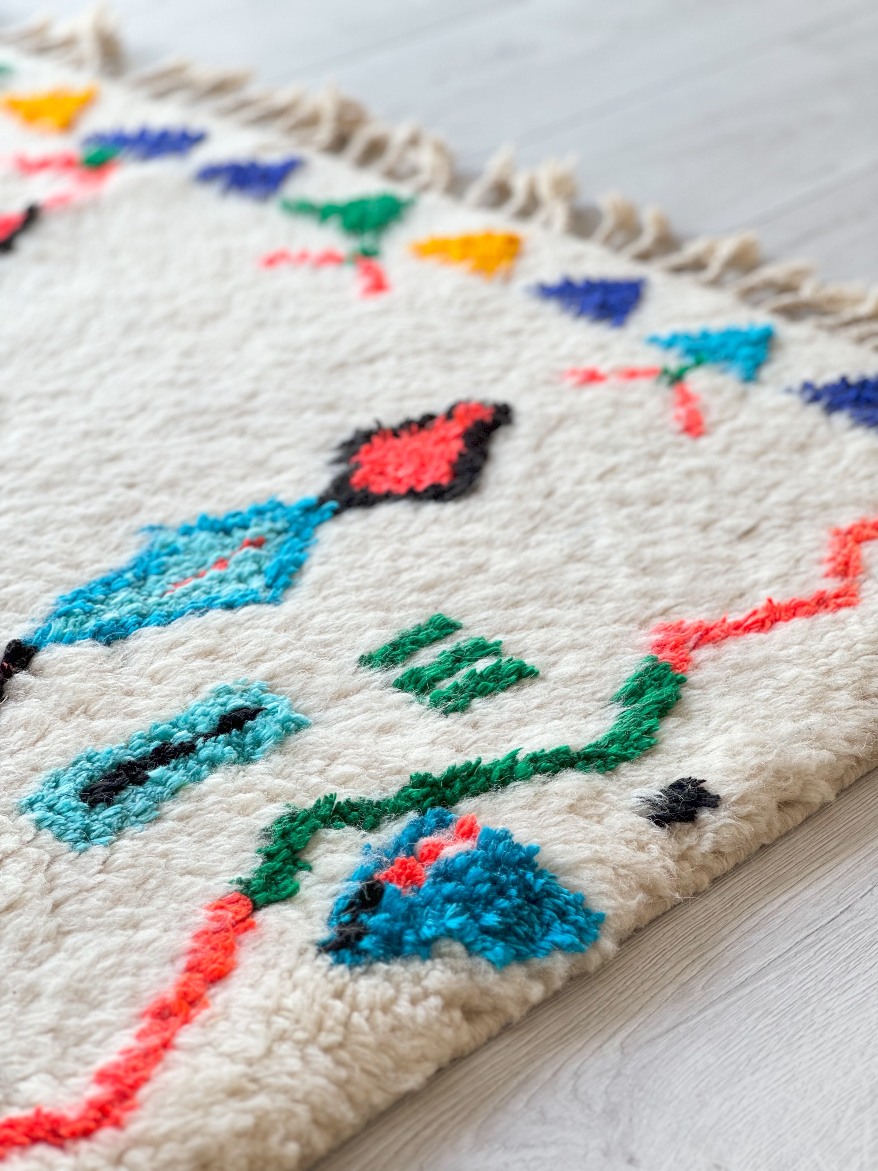 Colorful Berber carpet - n°1506