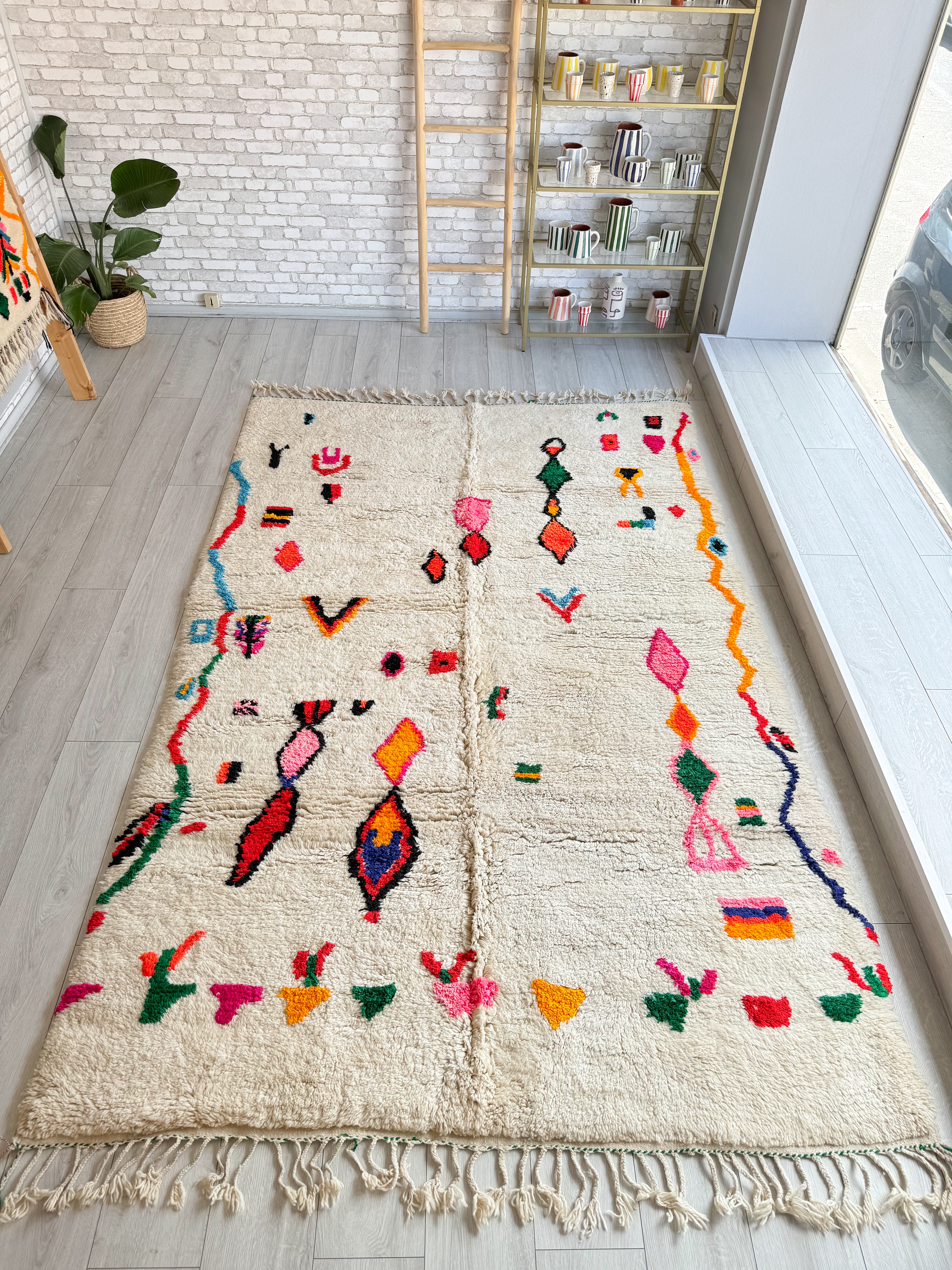 Tapis berbère coloré 192 x 316 cm - n°1176