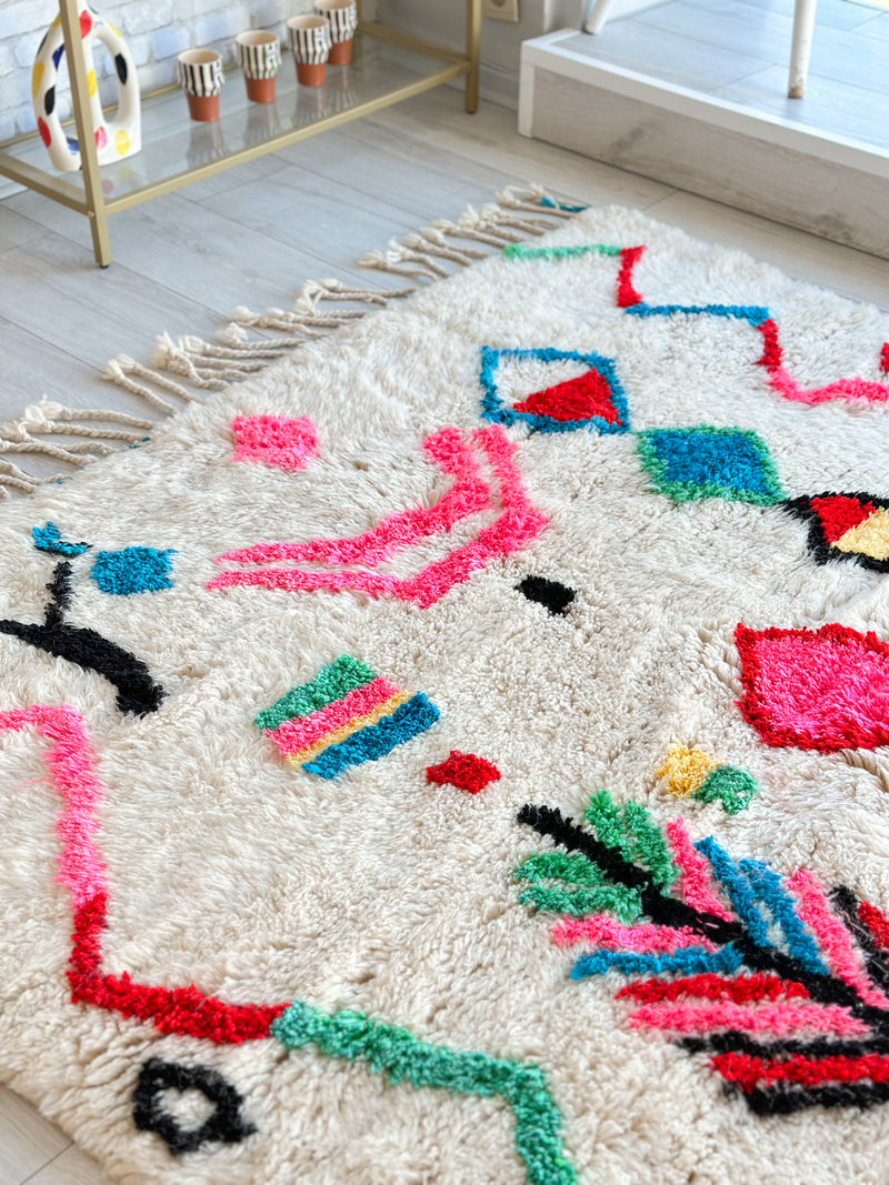 Colorful Berber rug 152 x 272 cm - n°726
