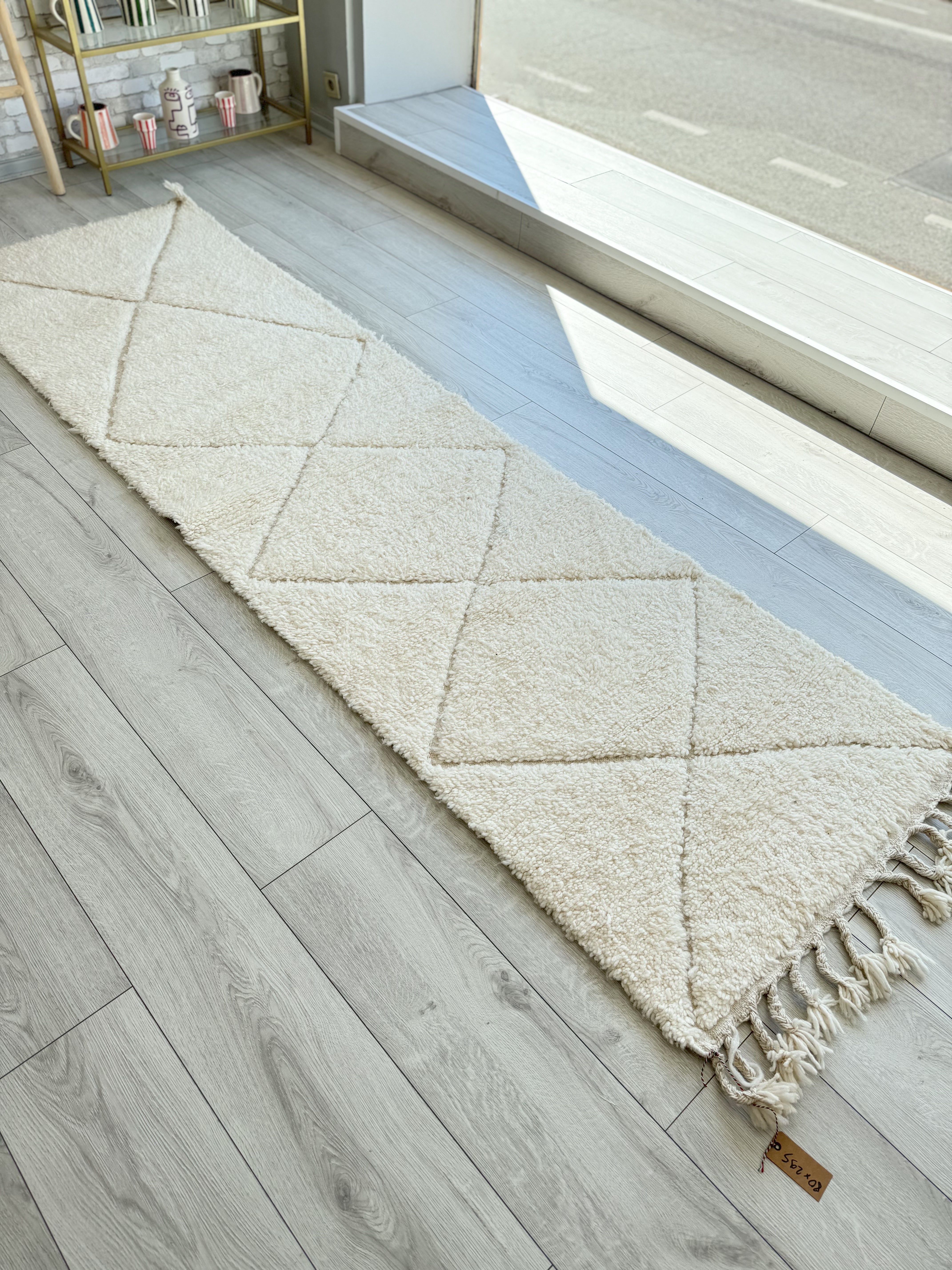 Beni Ouarain hallway rug 80 x 295 cm - n°1013