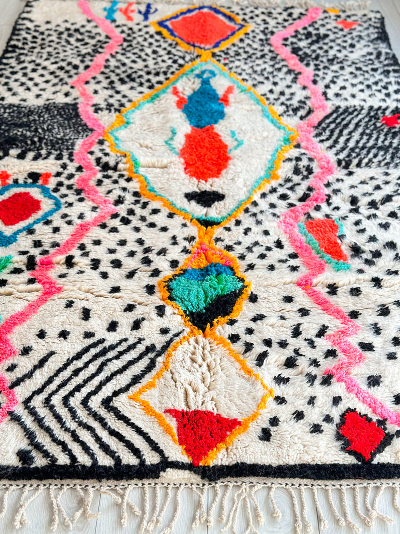 Colorful Berber rug 160 x 270 cm - n°696