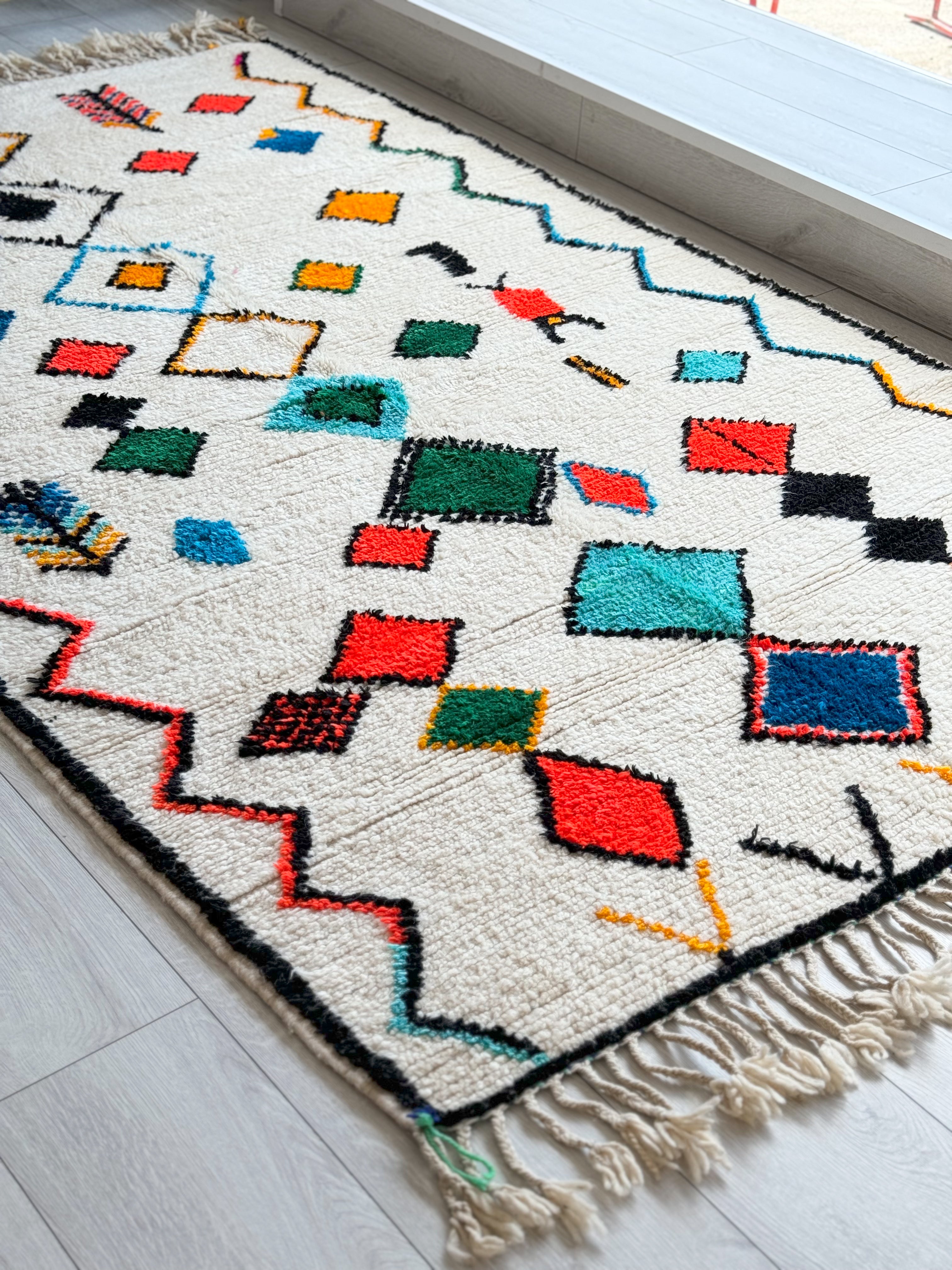 Colorful Berber carpet - n°1512