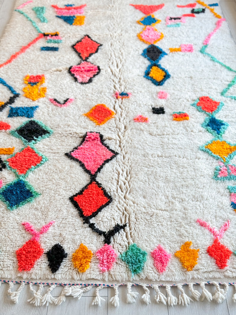 Colorful Berber rug 160 x 285 cm - n°832