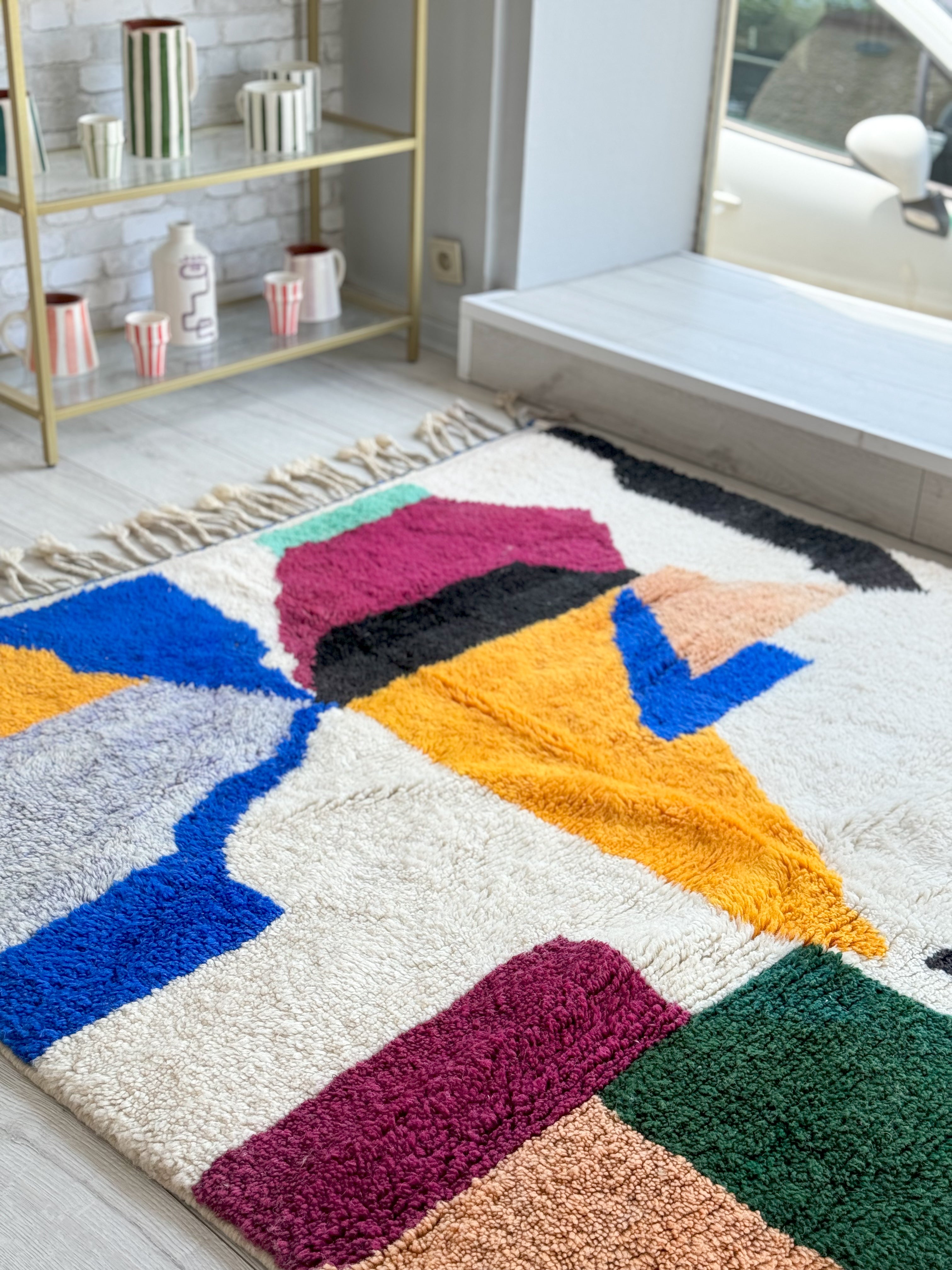 Colorful Berber rug 157 x 263 cm - n°1156