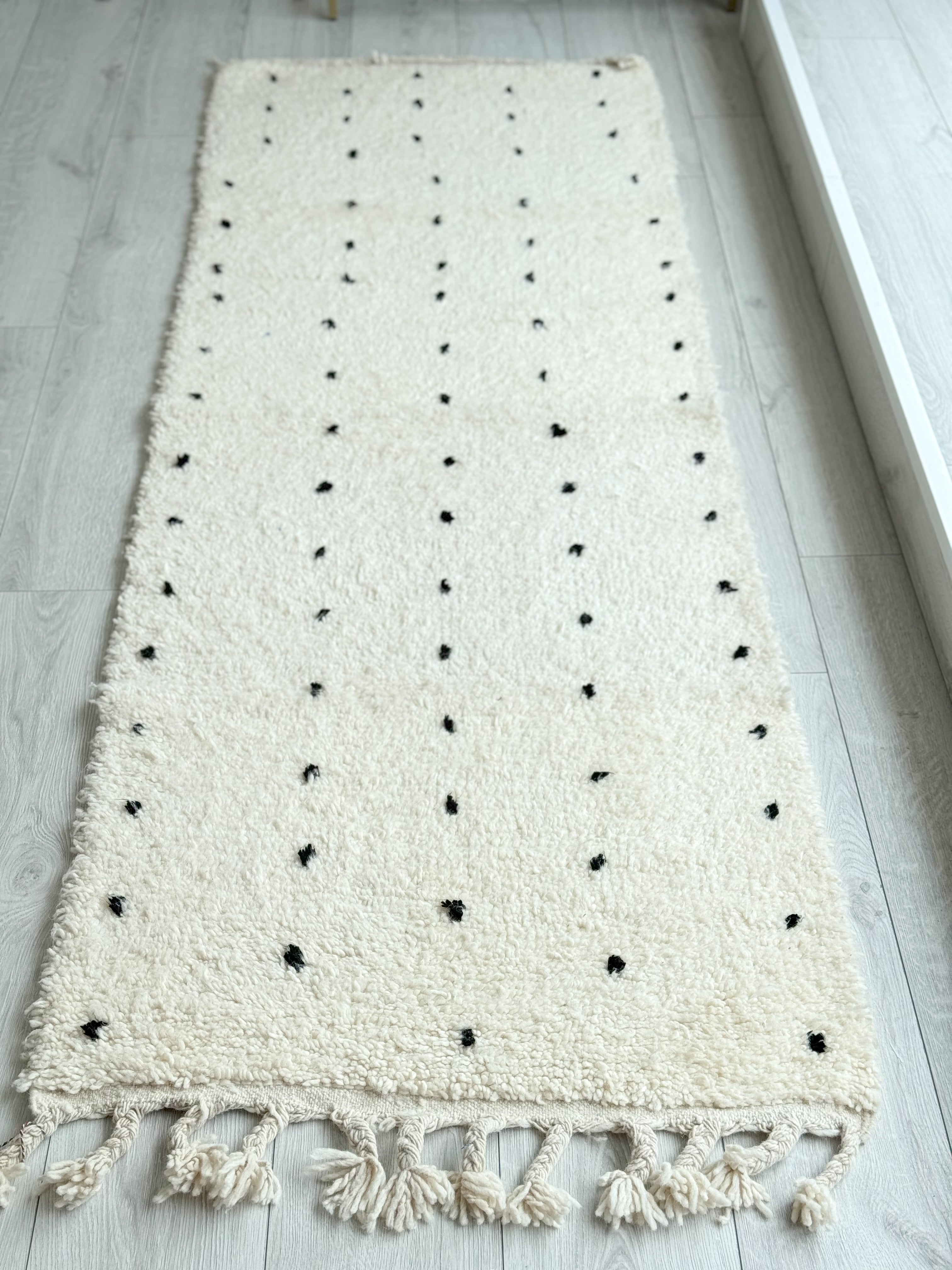 Tapis de couloir Beni Ouarain 84 x 245 cm - n°1020