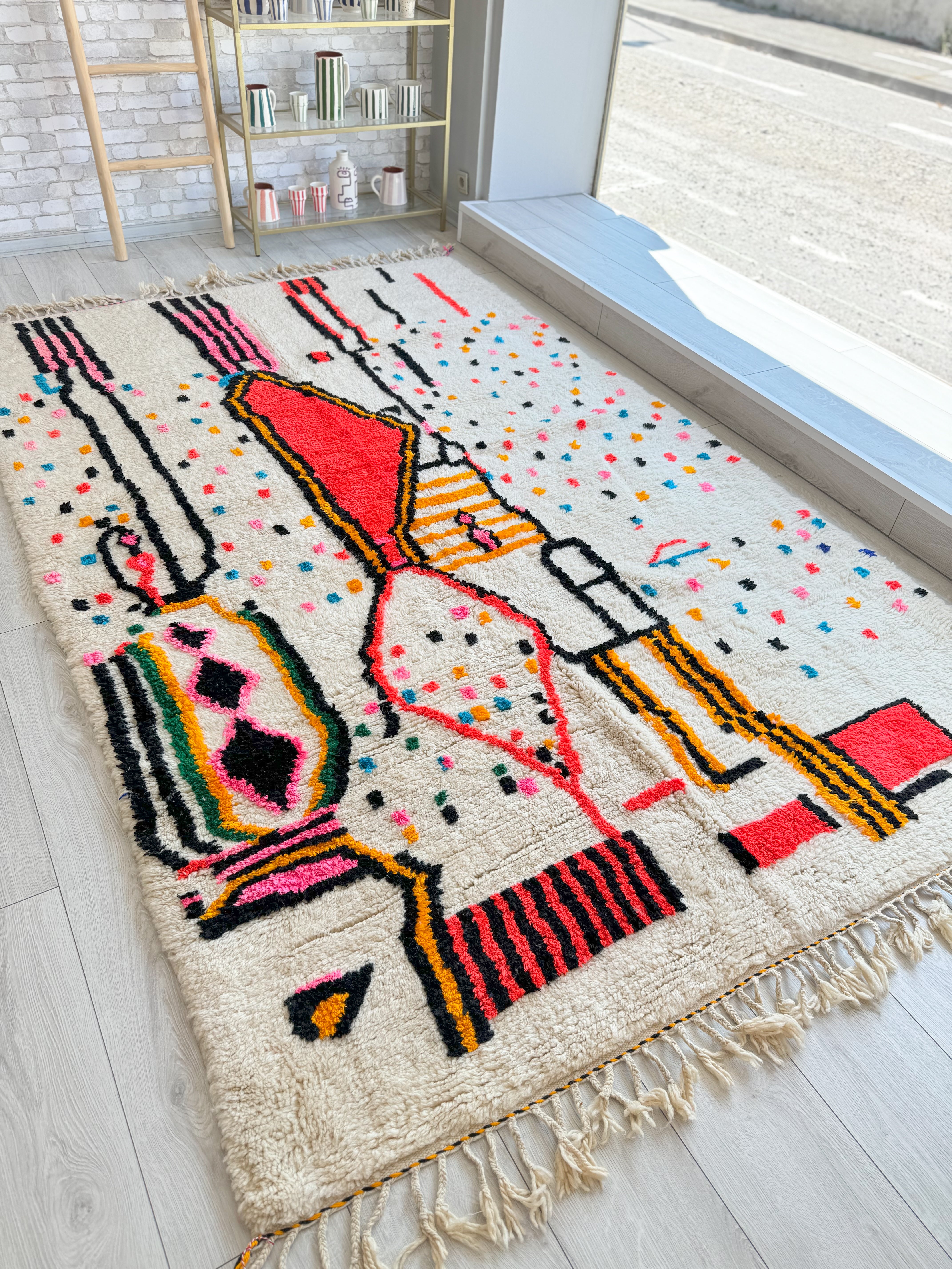 Tapis berbère coloré 181 x 298 cm - n° 1337