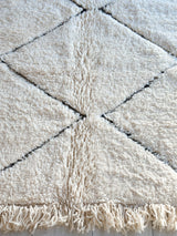 Beni Ouarain shaggy rug - 198 x 320 cm - n°752