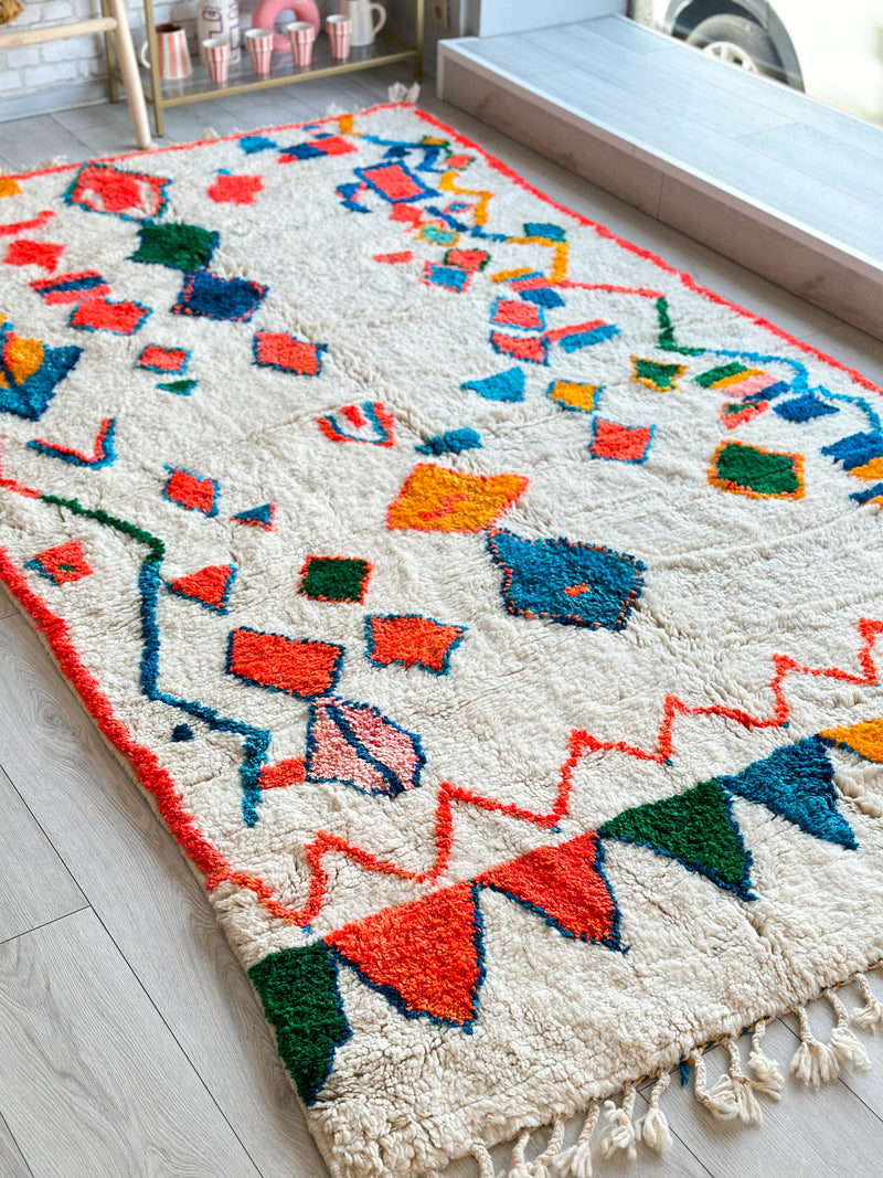 Colorful Berber rug SHAGGY 172 x 300 cm - n°767