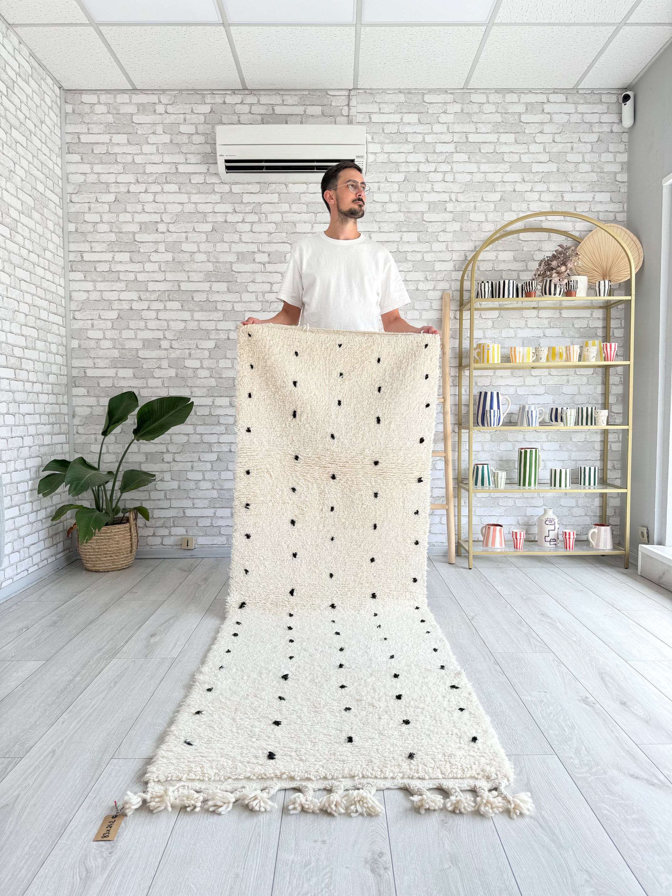 [Sur-mesure] Fabrication sur-mesure d’un tapis de couloir Béni Ouarain