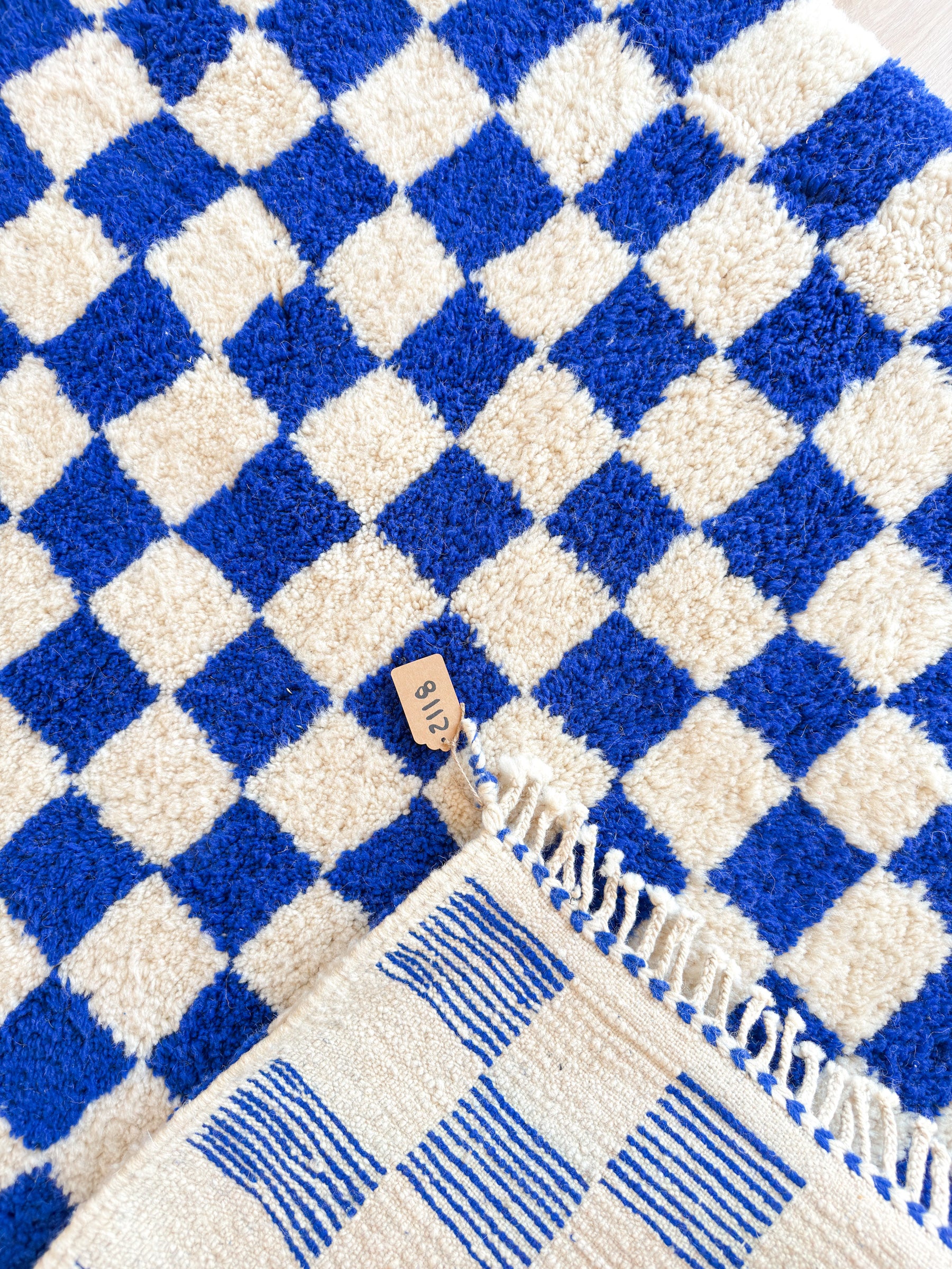 Colorful Berber rug 115 x 153 cm - n°2118