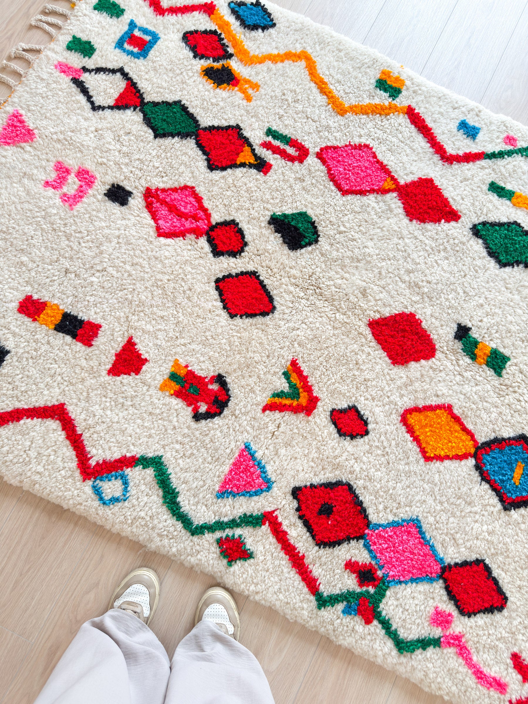 Colorful Berber rug 146 x 214 cm - no. 2054