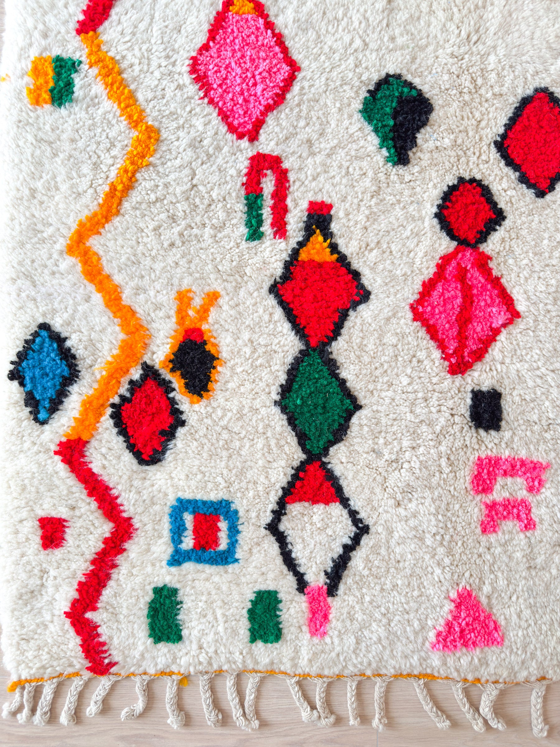 Colorful Berber rug 146 x 214 cm - no. 2054