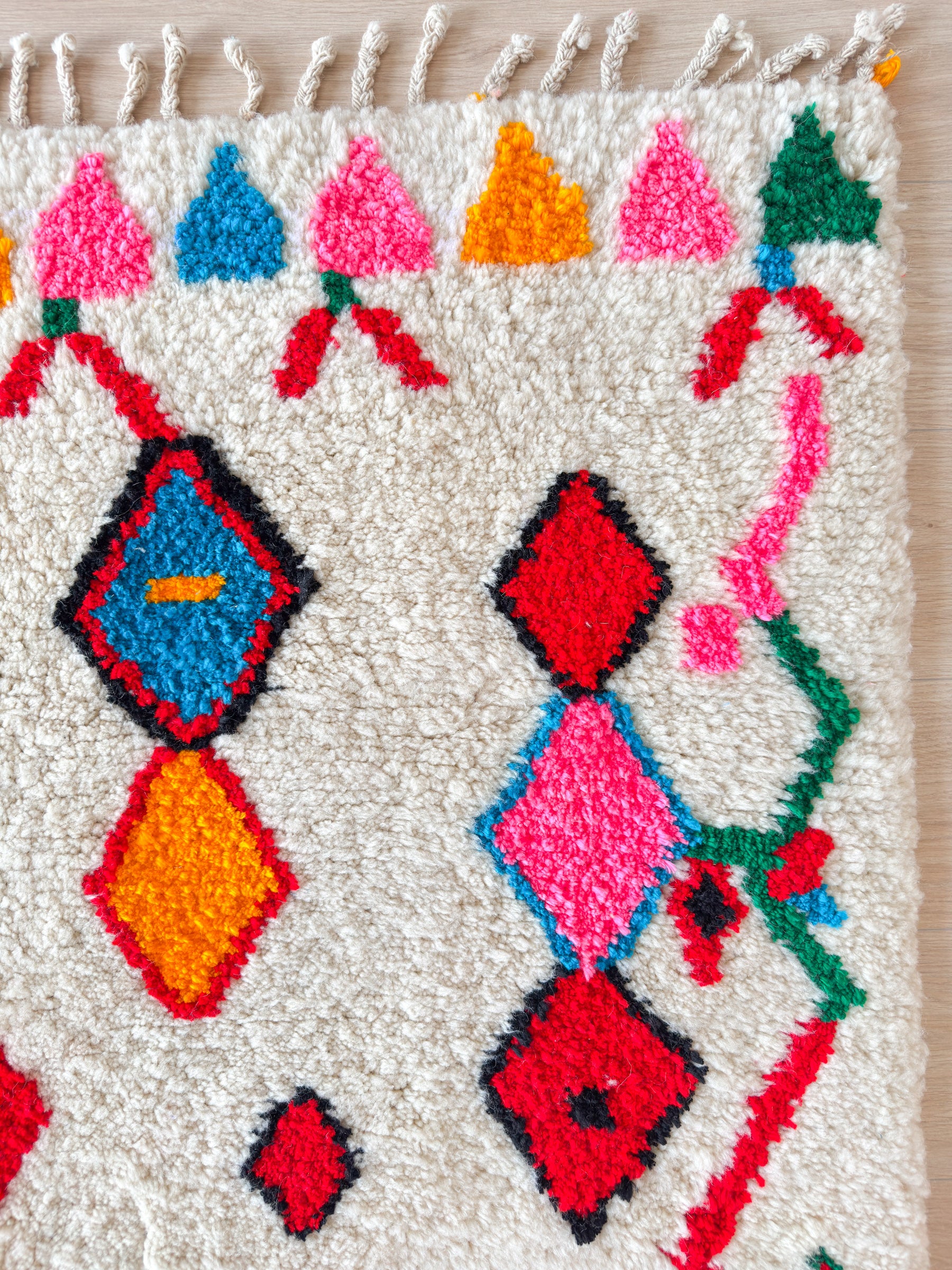 Colorful Berber rug 146 x 214 cm - no. 2054