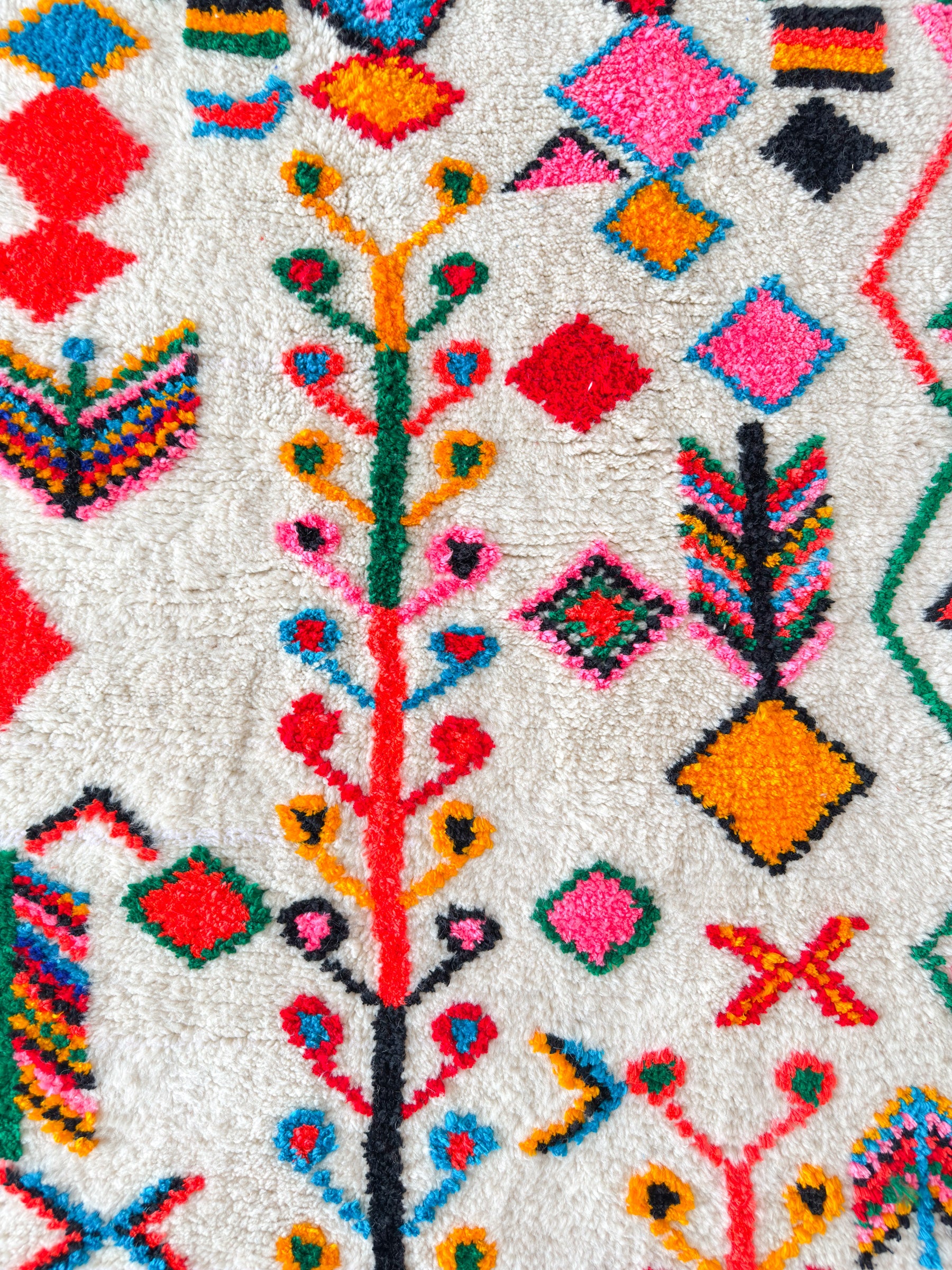 Colorful Berber rug 146 x 243 cm - no. 2169