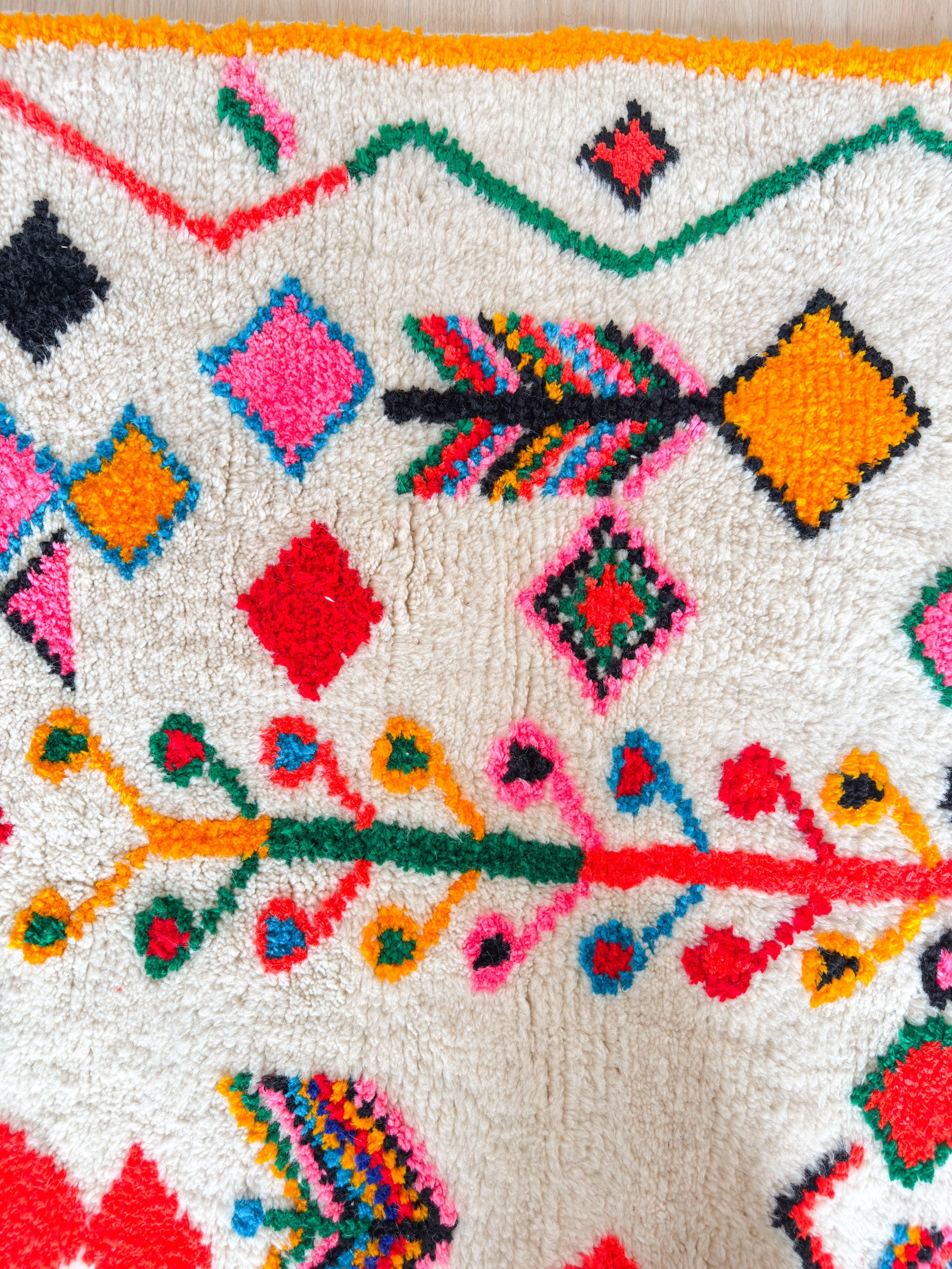 Colorful Berber rug 146 x 243 cm - no. 2169