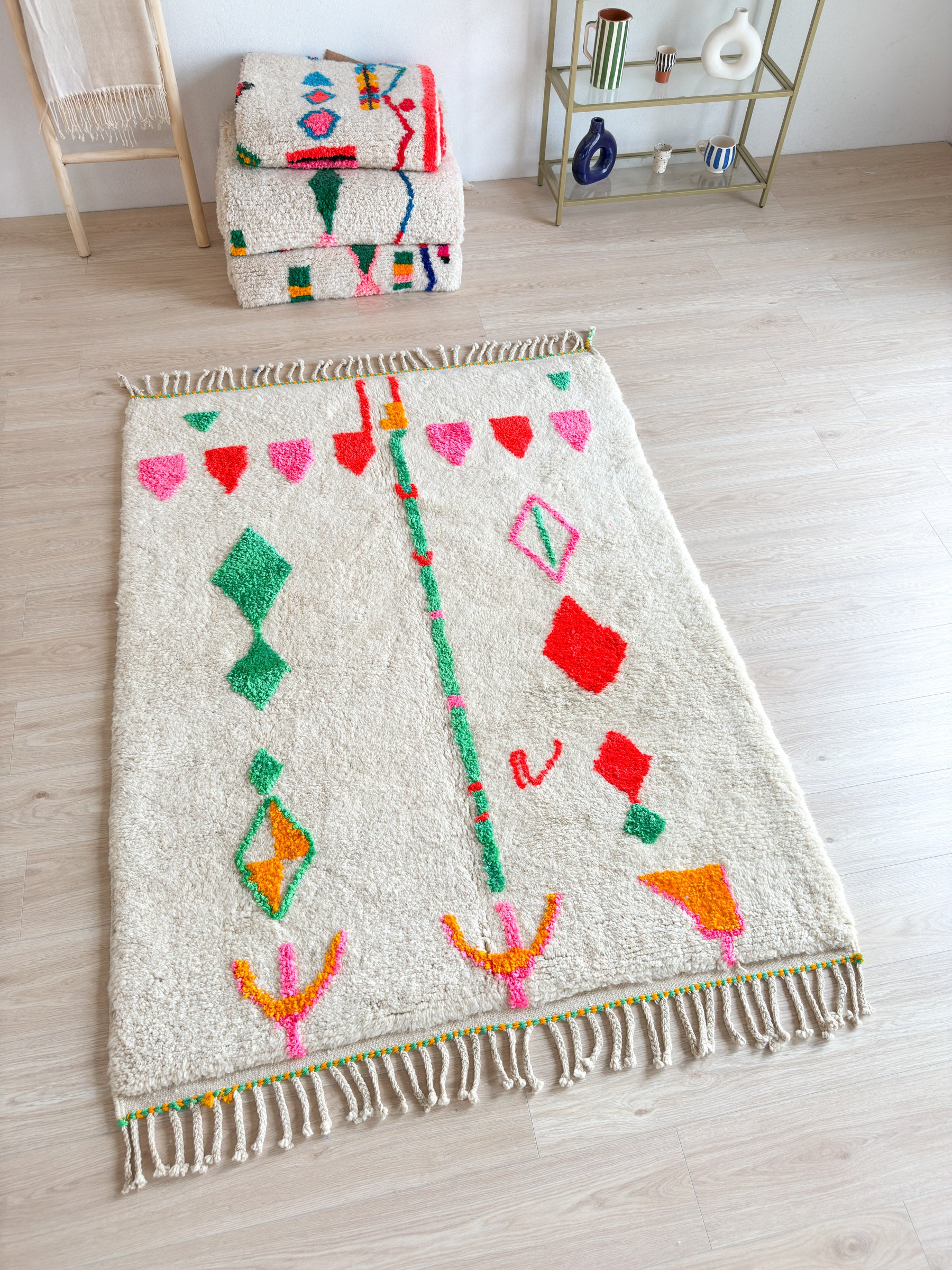 Colorful Berber rug 150 x 220 cm - n°1939
