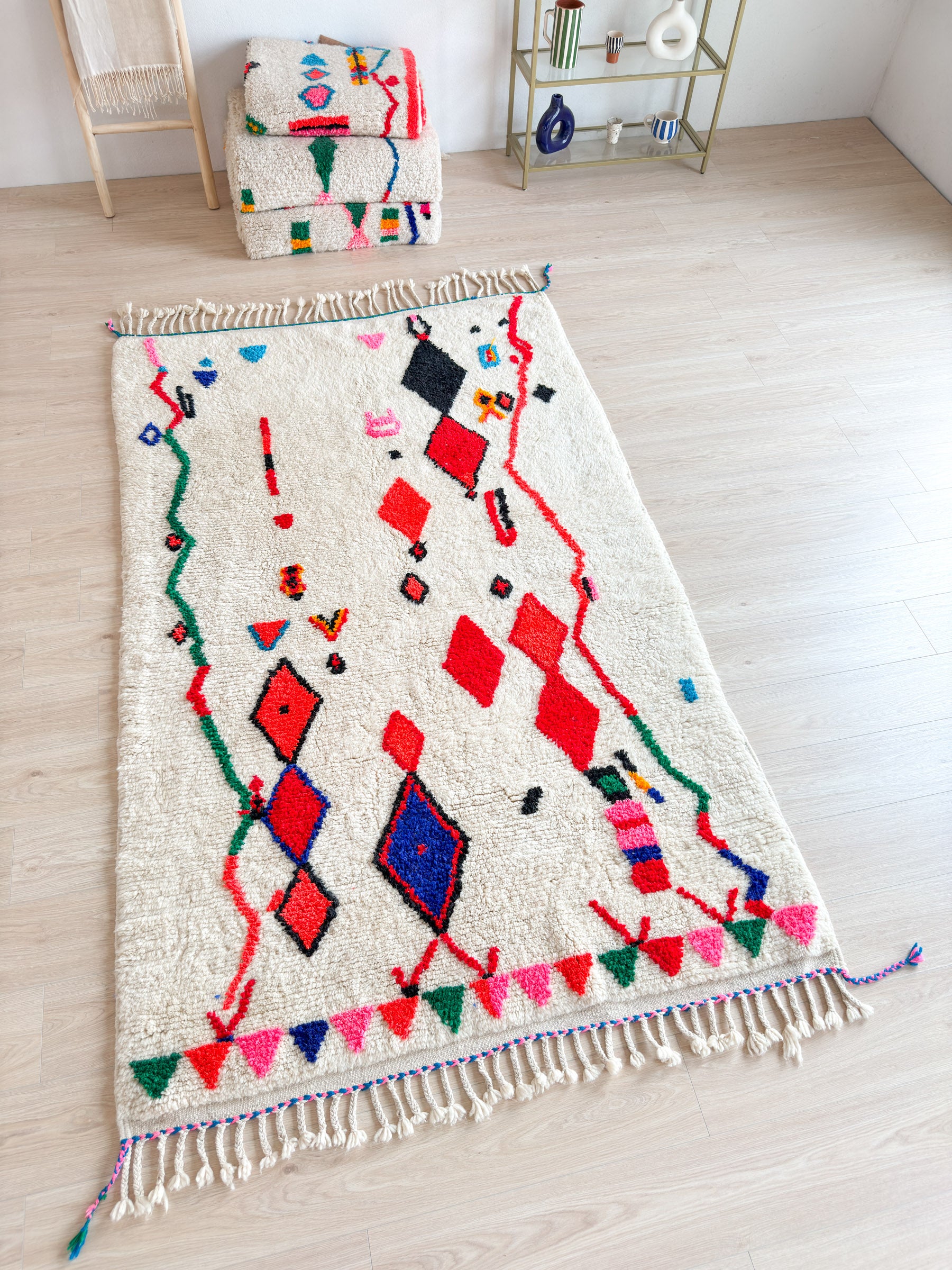 Colorful Berber rug 156 x 276 cm - n°1949